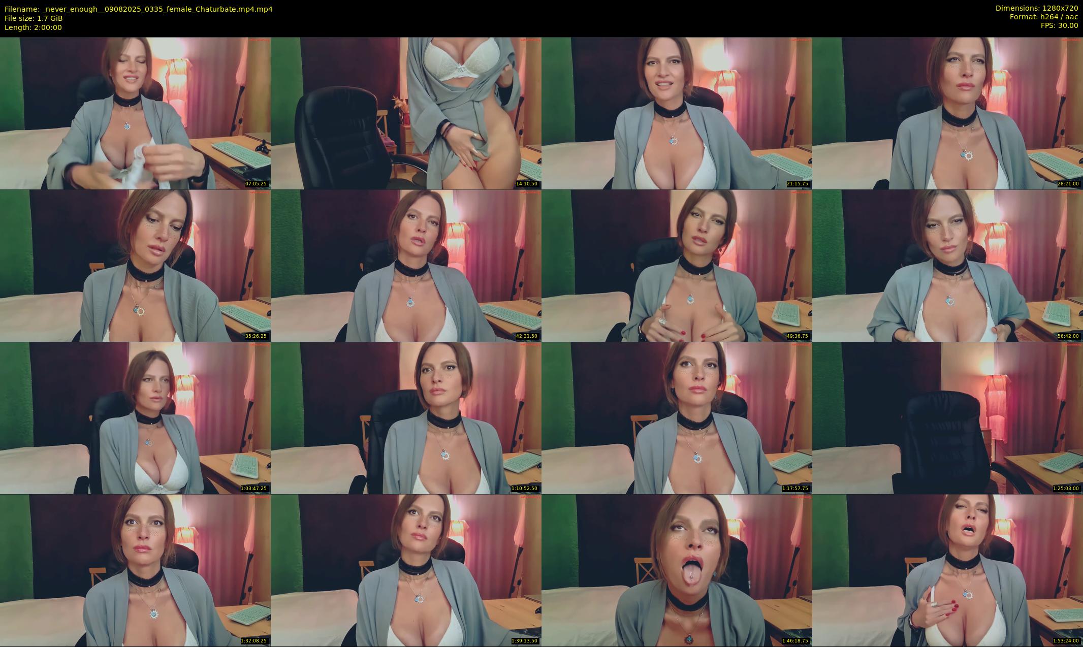 _never_enough_ — 120 minute Chaturbate female cam show recording, 720p, Aug 9, 2025