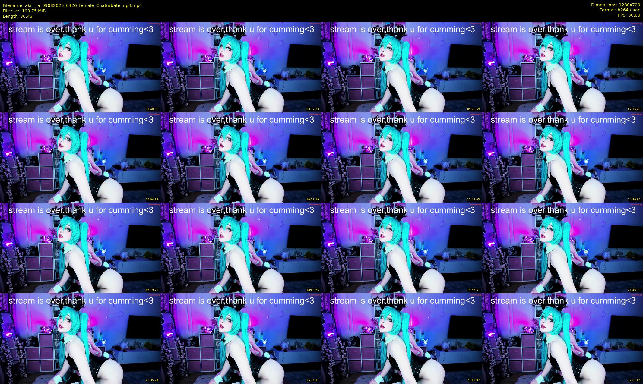 aki__ra — 31 minute Chaturbate female cam show recording, 720p, Aug 9, 2025