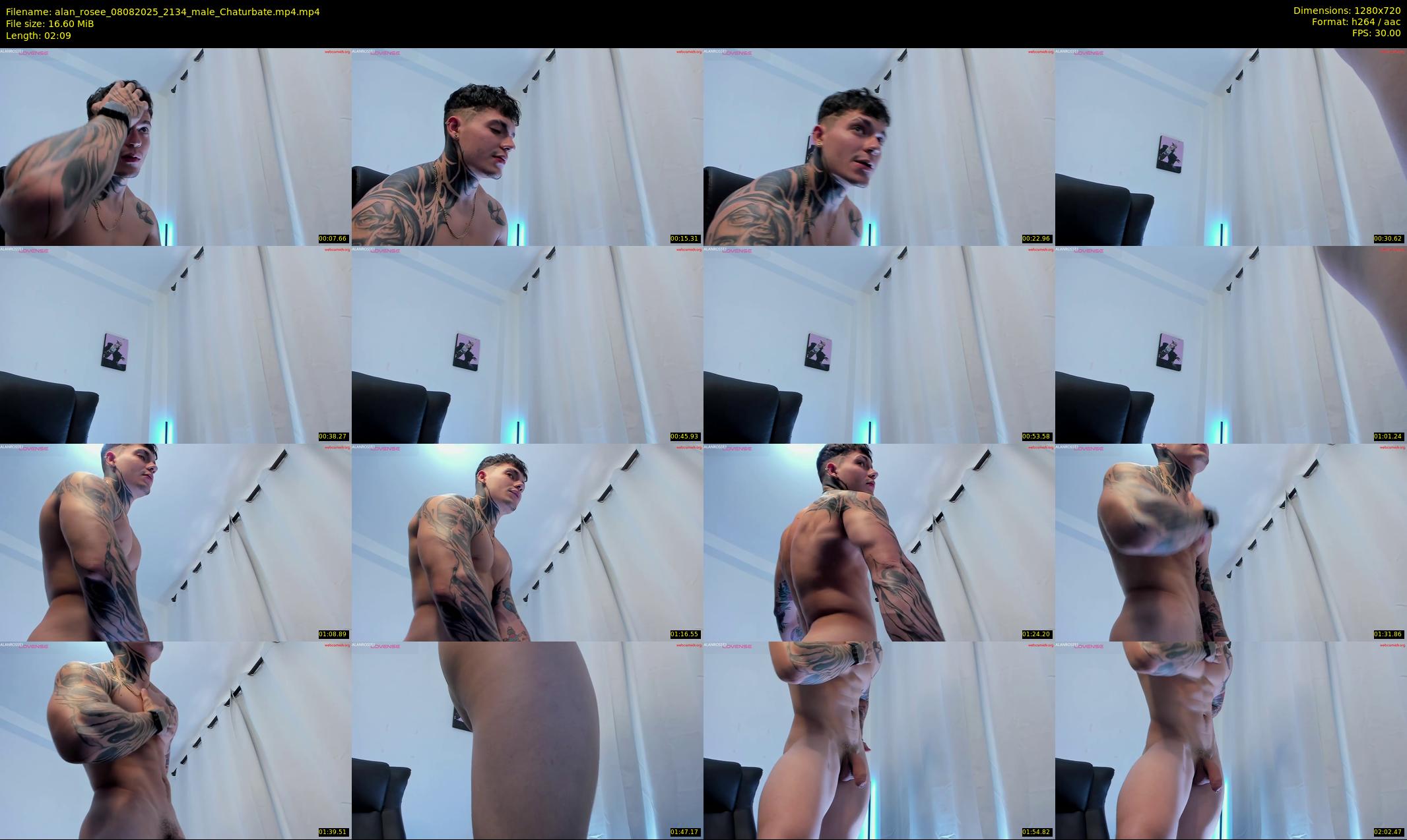 alan_rosee — 3 minute Chaturbate male cam show recording, 720p, Aug 8, 2025