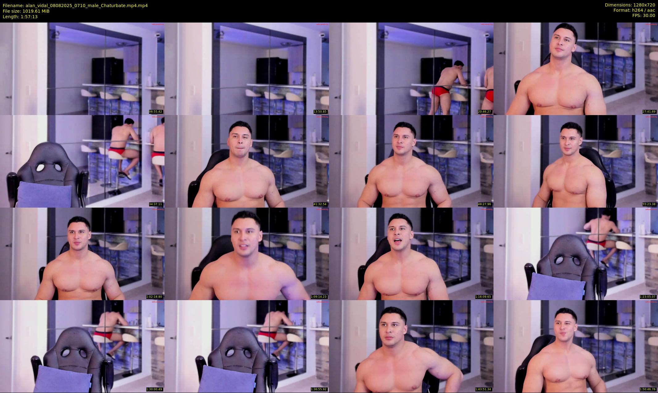 alan_vidal — 118 minute Chaturbate male cam show recording, 720p, Aug 8, 2025