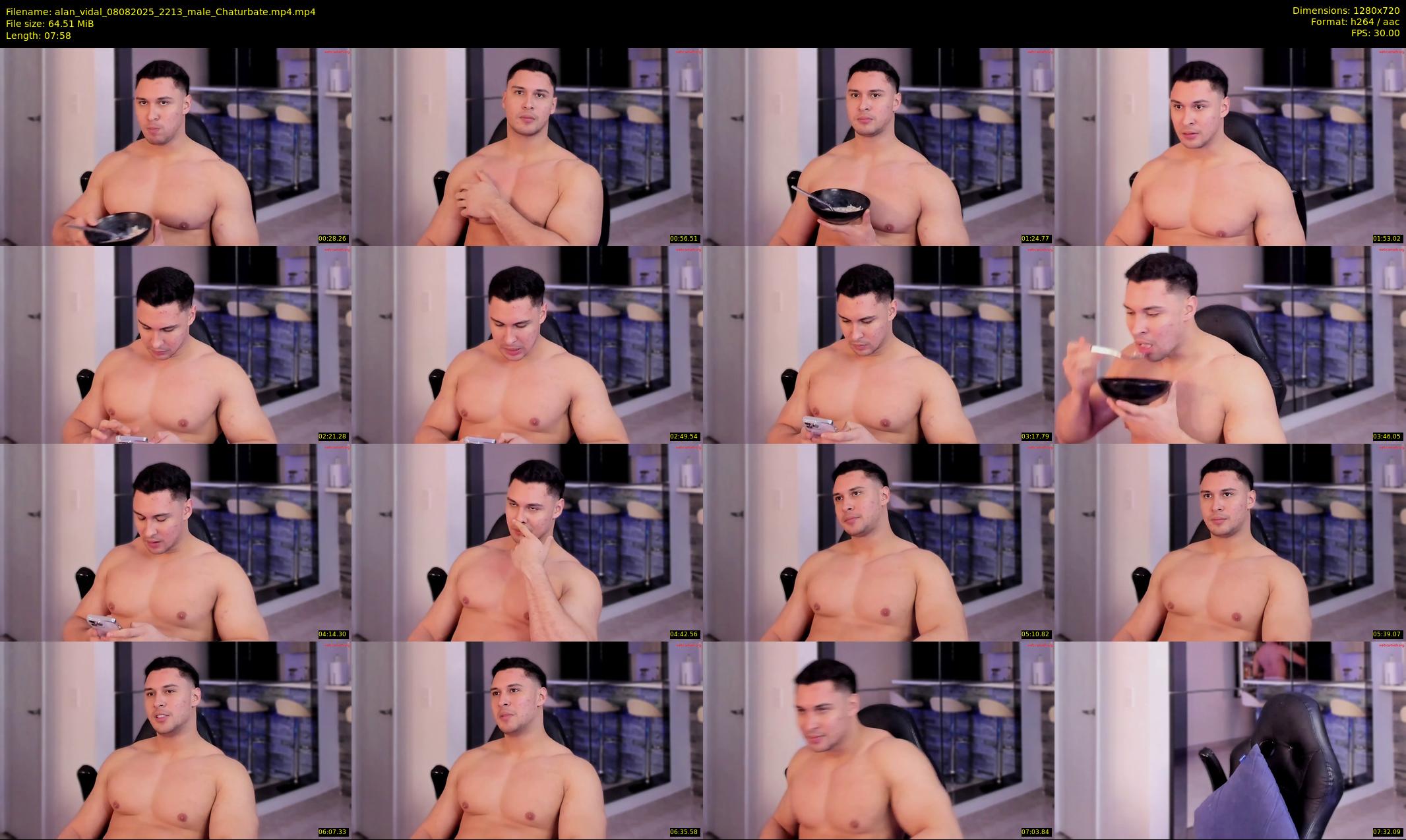 alan_vidal — 8 minute Chaturbate male cam show recording, 720p, Aug 8, 2025
