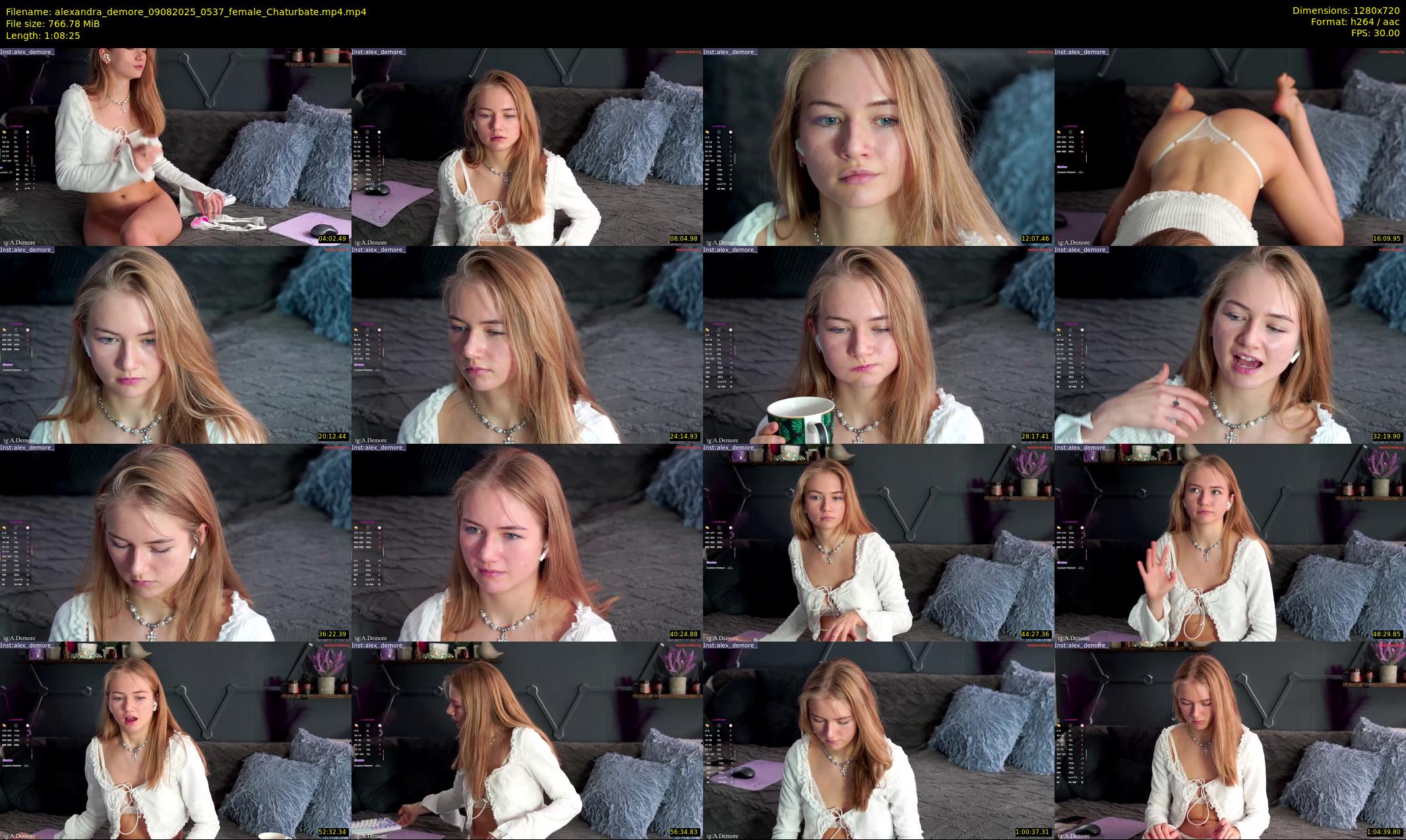 alexandra_demore — 69 minute Chaturbate female cam show recording, 720p, Aug 9, 2025