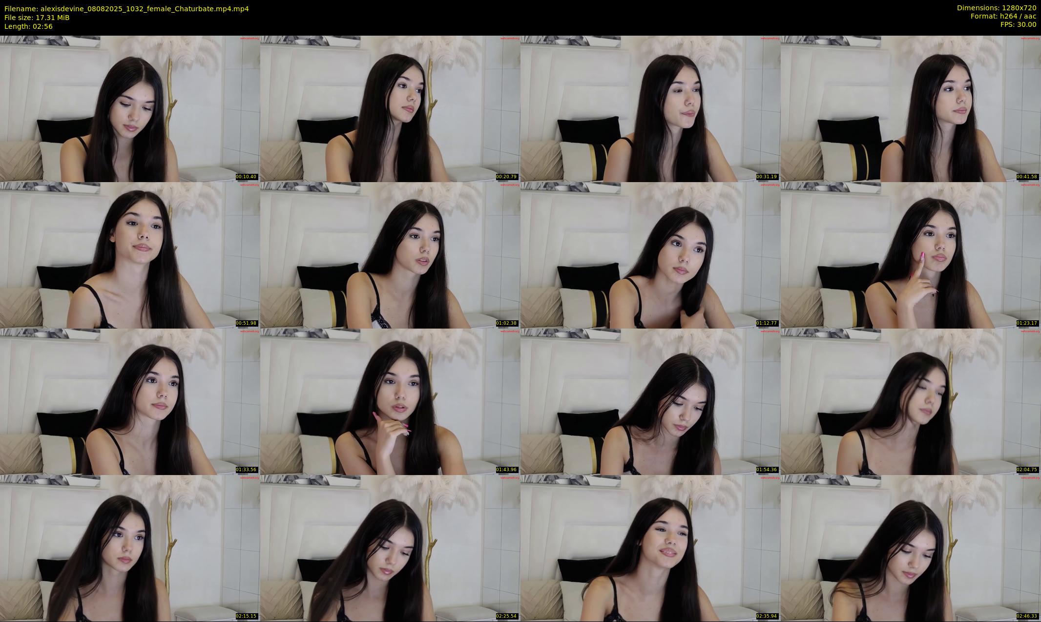 alexisdevine — 3 minute Chaturbate female cam show recording, 720p, Aug 8, 2025