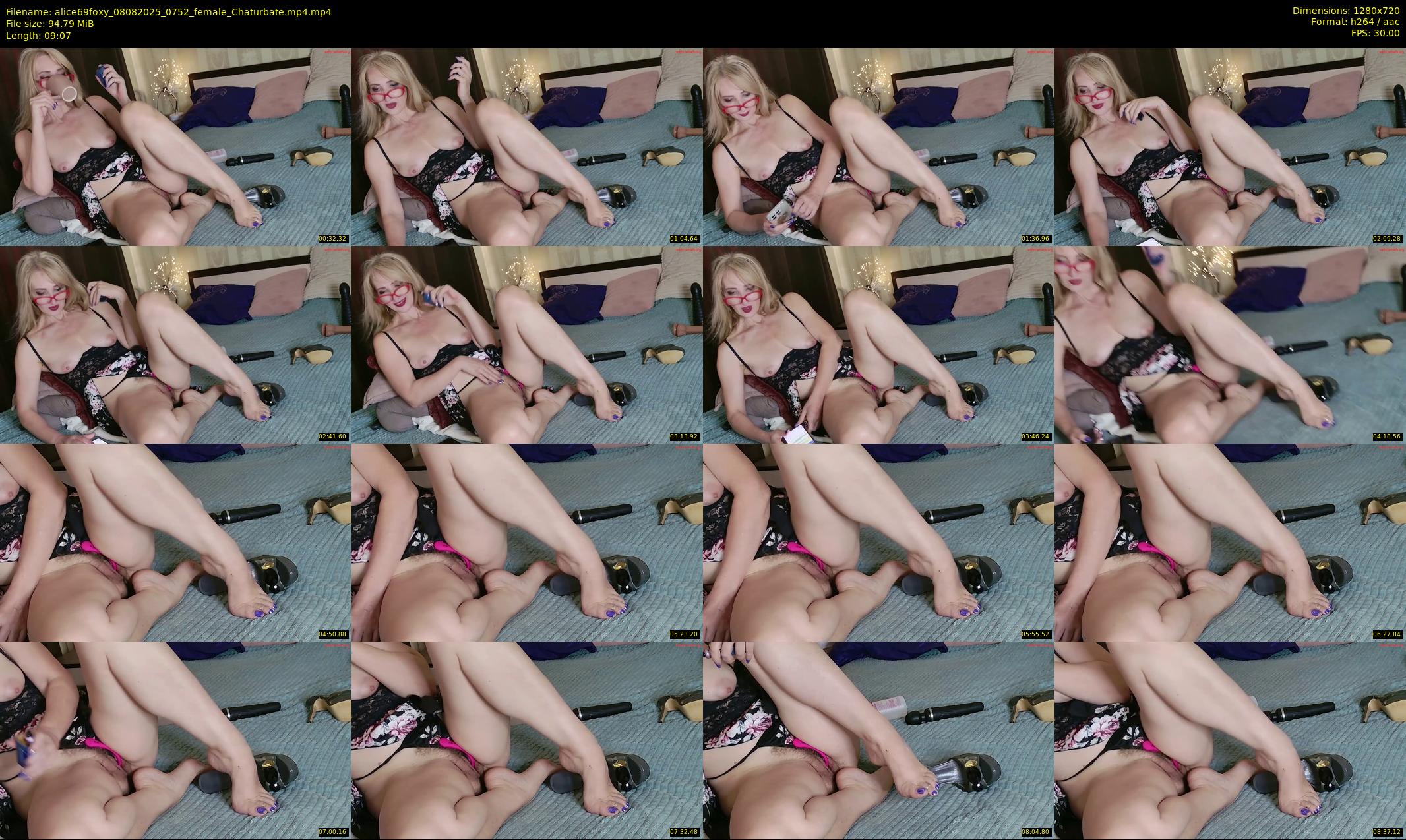 alice69foxy — 10 minute Chaturbate female cam show recording, 720p, Aug 8, 2025