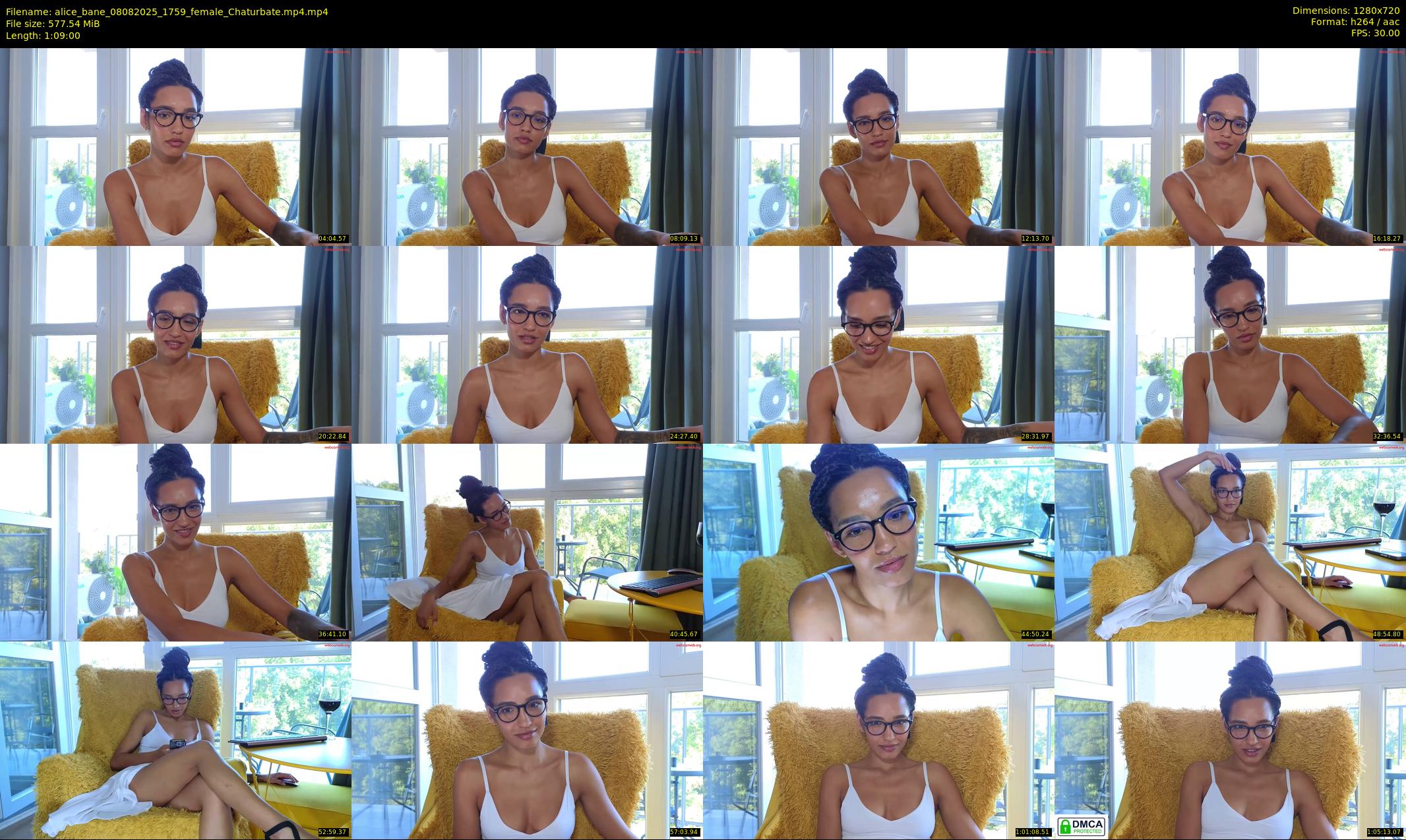 alice_bane — 69 minute Chaturbate female cam show recording, 720p, Aug 8, 2025