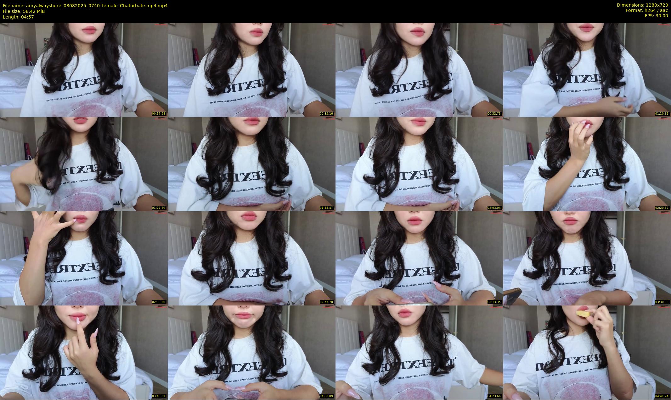 amyalwayshere — 5 minute Chaturbate female cam show recording, 720p, Aug 8, 2025