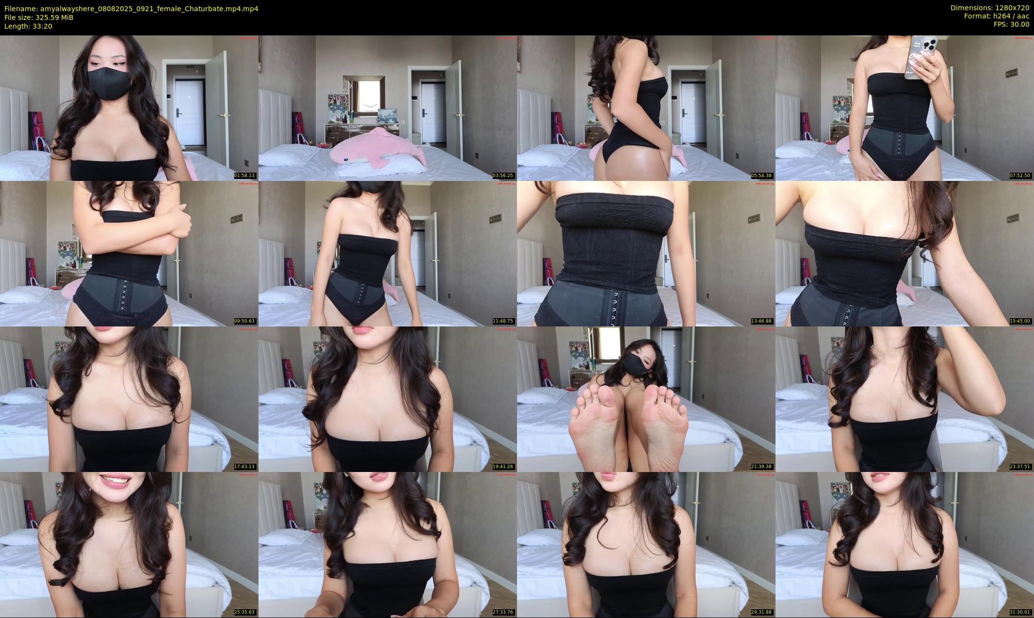 amyalwayshere — 34 minute Chaturbate female cam show recording, 720p, Aug 8, 2025