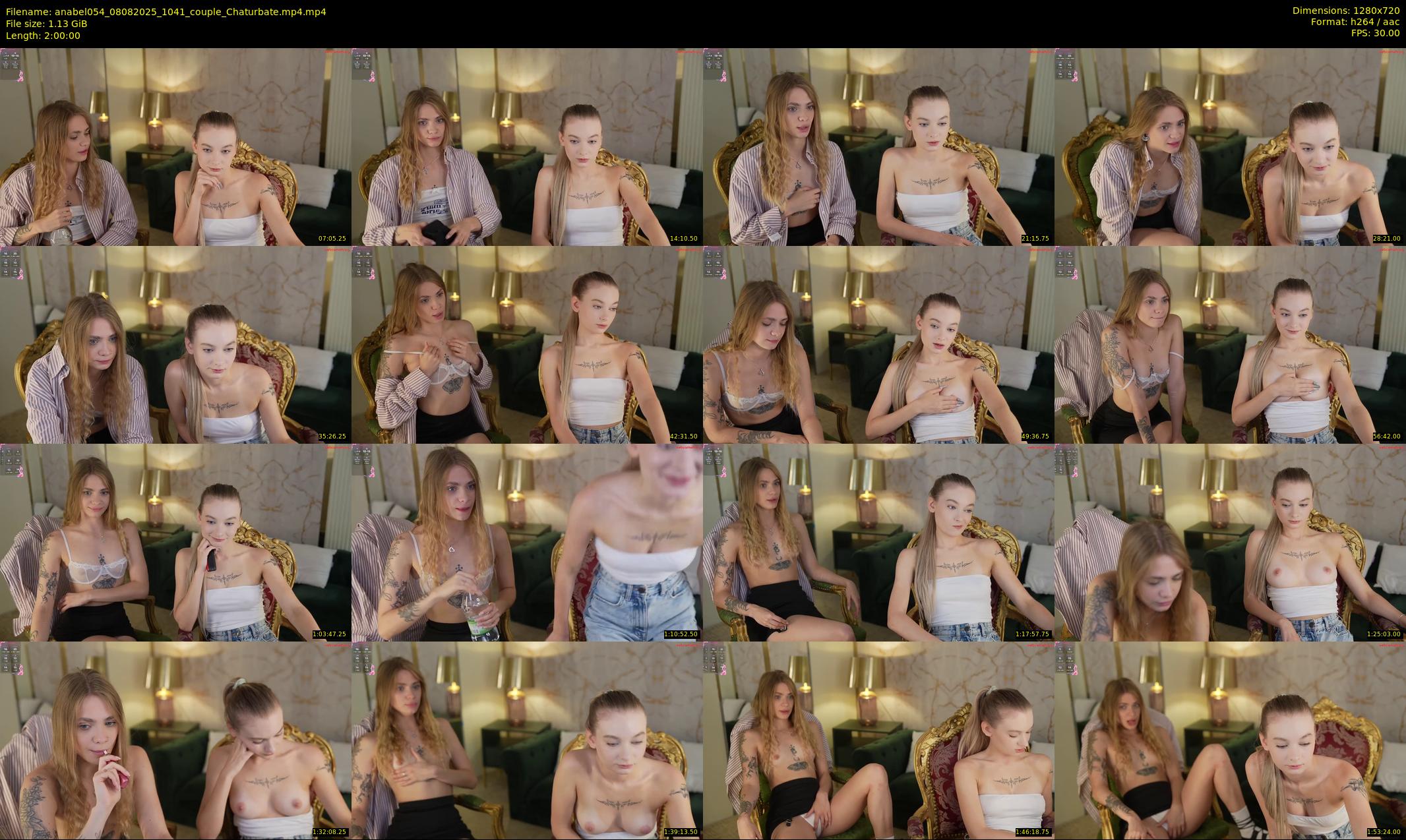 anabel054 — 120 minute Chaturbate female cam show recording, 720p, Aug 8, 2025