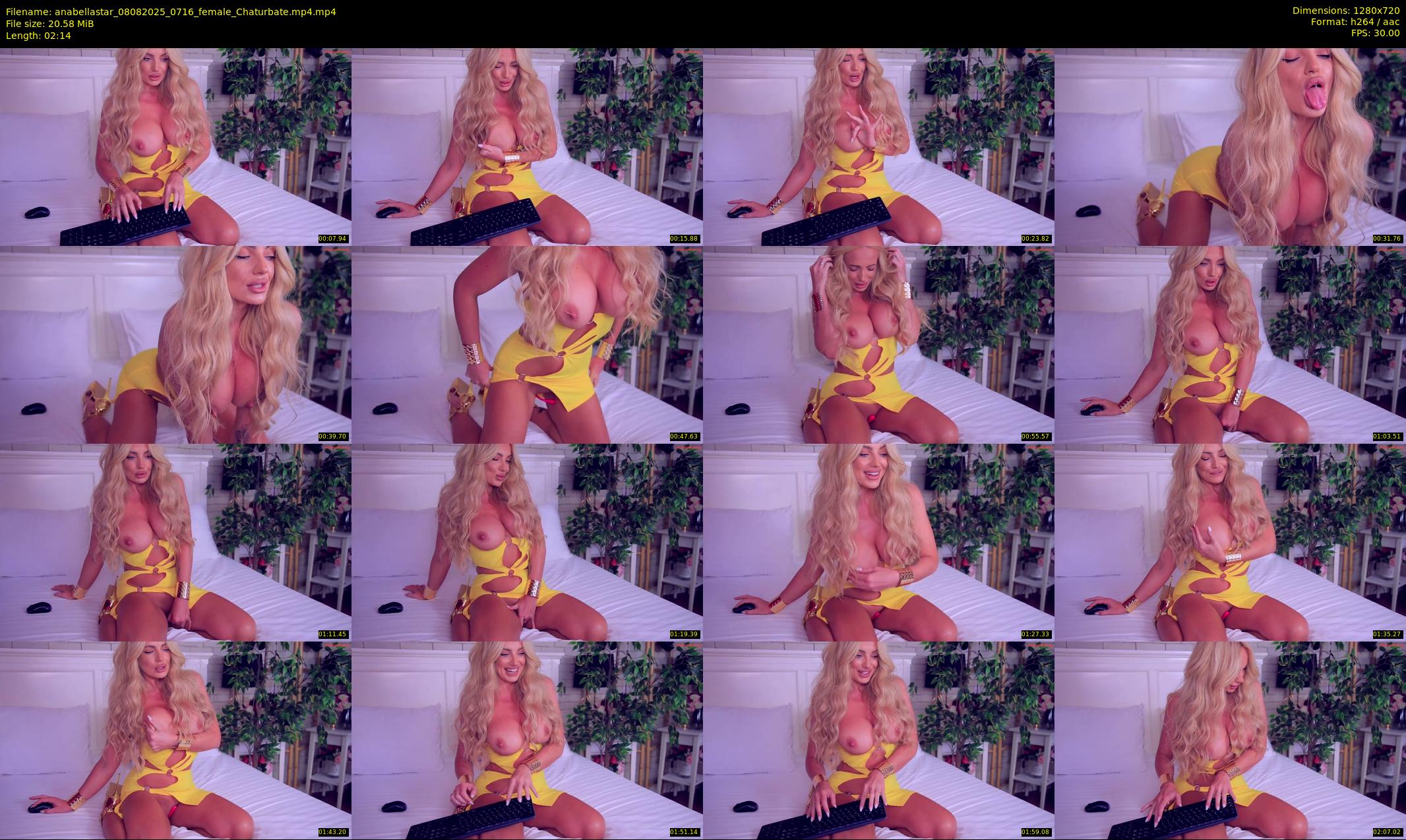 anabellastar — 3 minute Chaturbate female cam show recording, 720p, Aug 8, 2025