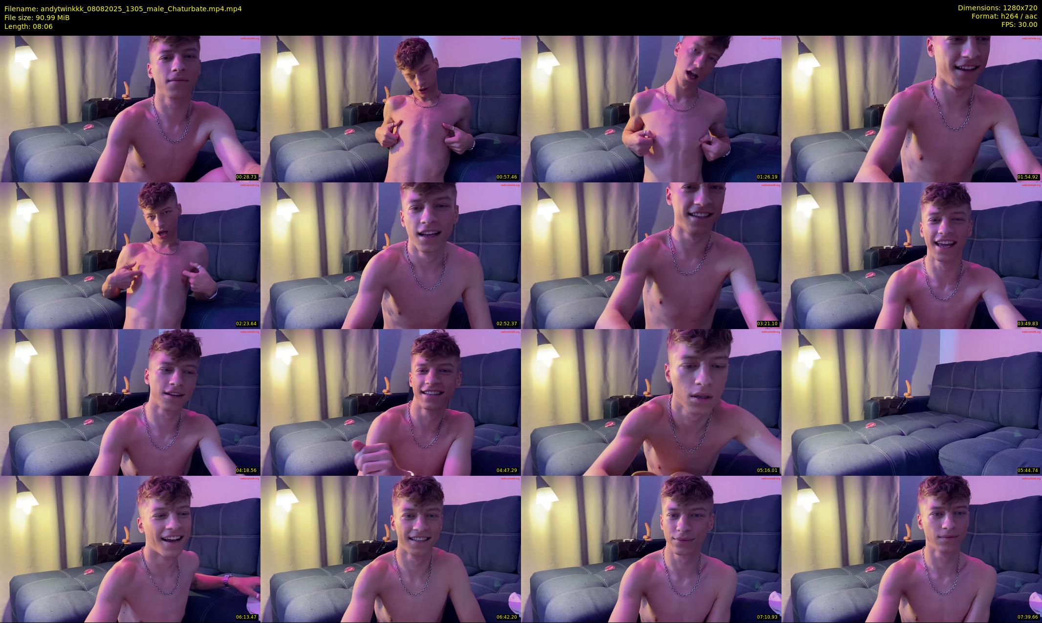 andytwinkkk — 9 minute Chaturbate male cam show recording, 720p, Aug 8, 2025