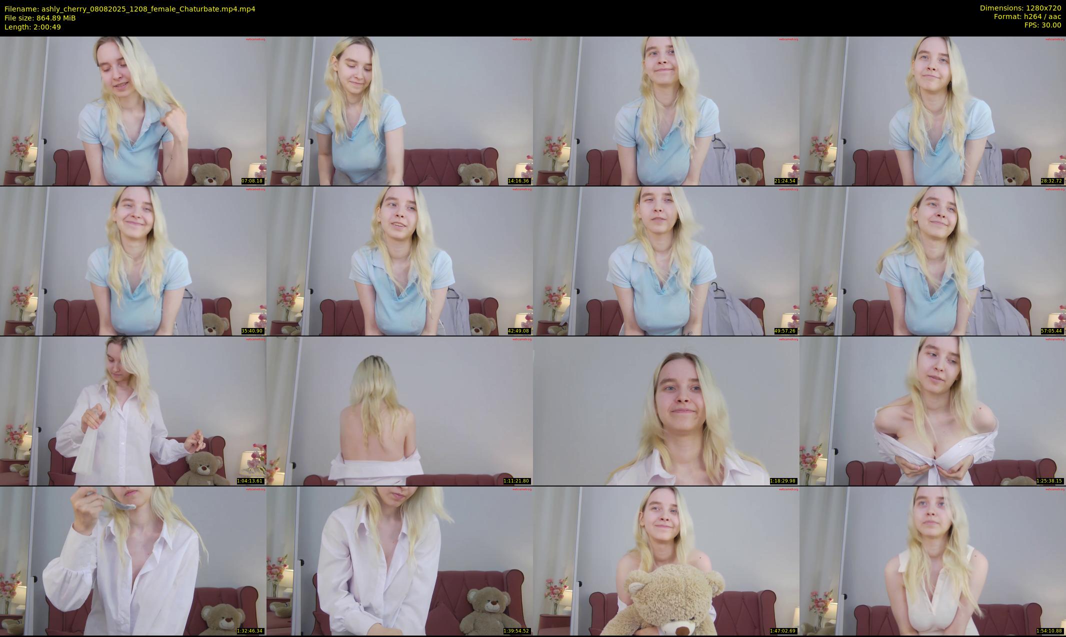 ashly_cherry — 121 minute Chaturbate female cam show recording, 720p, Aug 8, 2025