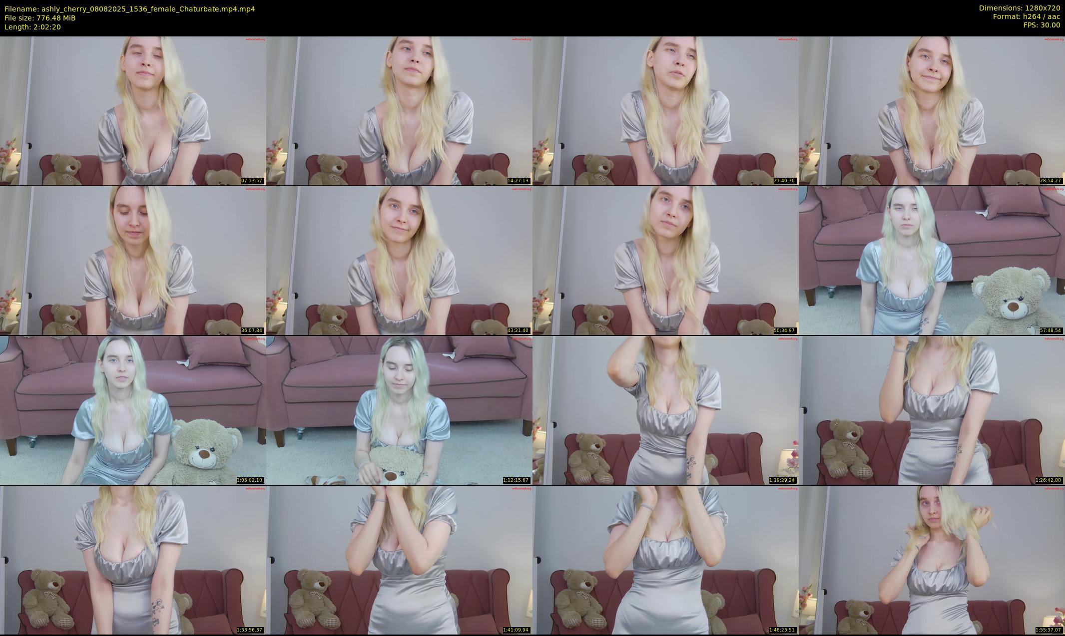 ashly_cherry — 123 minute Chaturbate female cam show recording, 720p, Aug 8, 2025