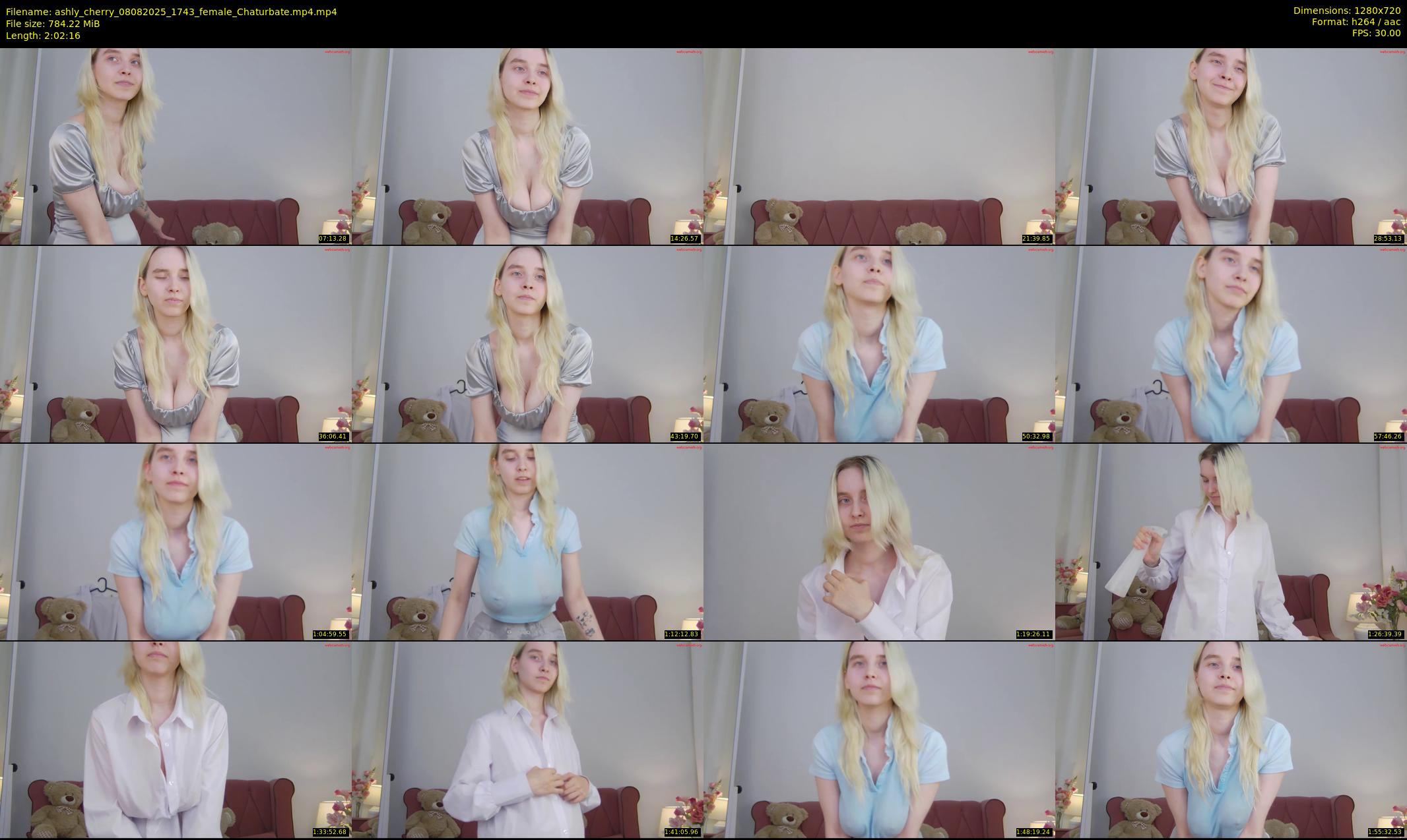 ashly_cherry — 123 minute Chaturbate female cam show recording, 720p, Aug 8, 2025