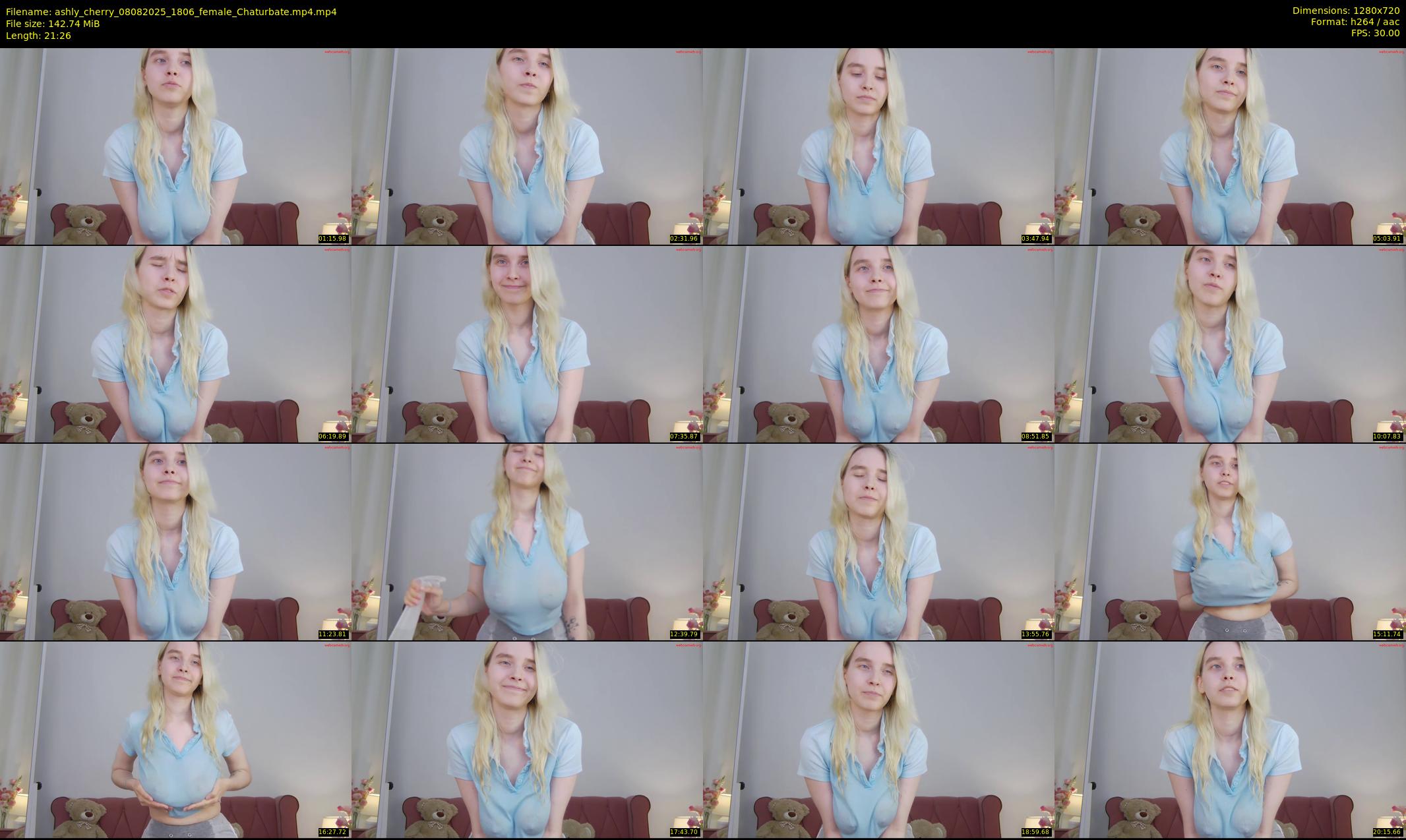 ashly_cherry — 22 minute Chaturbate female cam show recording, 720p, Aug 8, 2025
