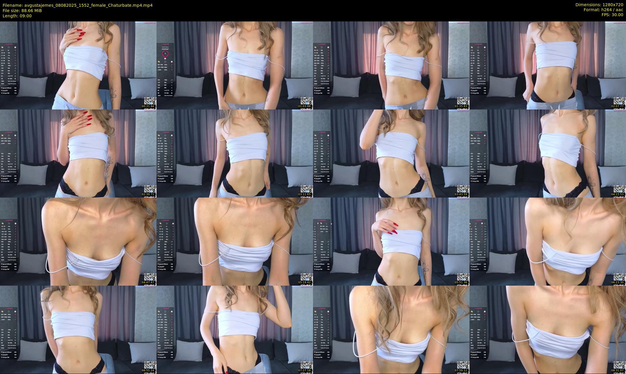 avgustajemes — 9 minute Chaturbate female cam show recording, 720p, Aug 8, 2025