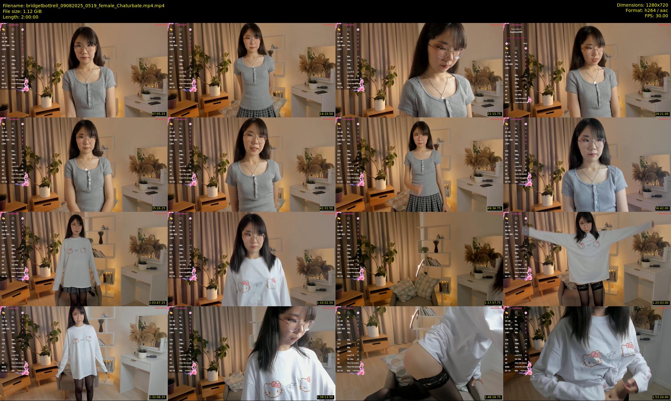 bridgetbottrell — 120 minute Chaturbate female cam show recording, 720p, Aug 9, 2025