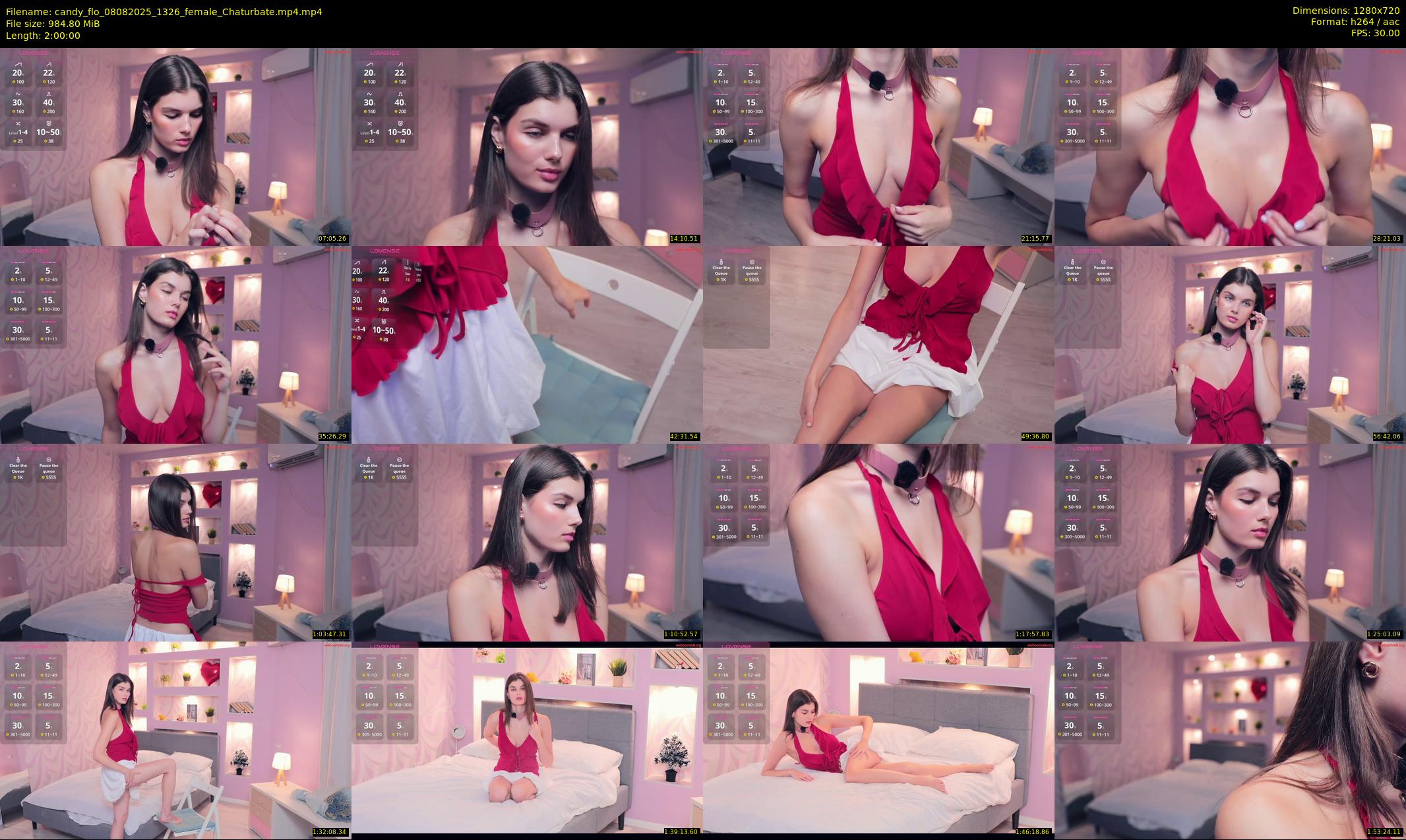 candy_flo — 120 minute Chaturbate female cam show recording, 720p, Aug 8, 2025