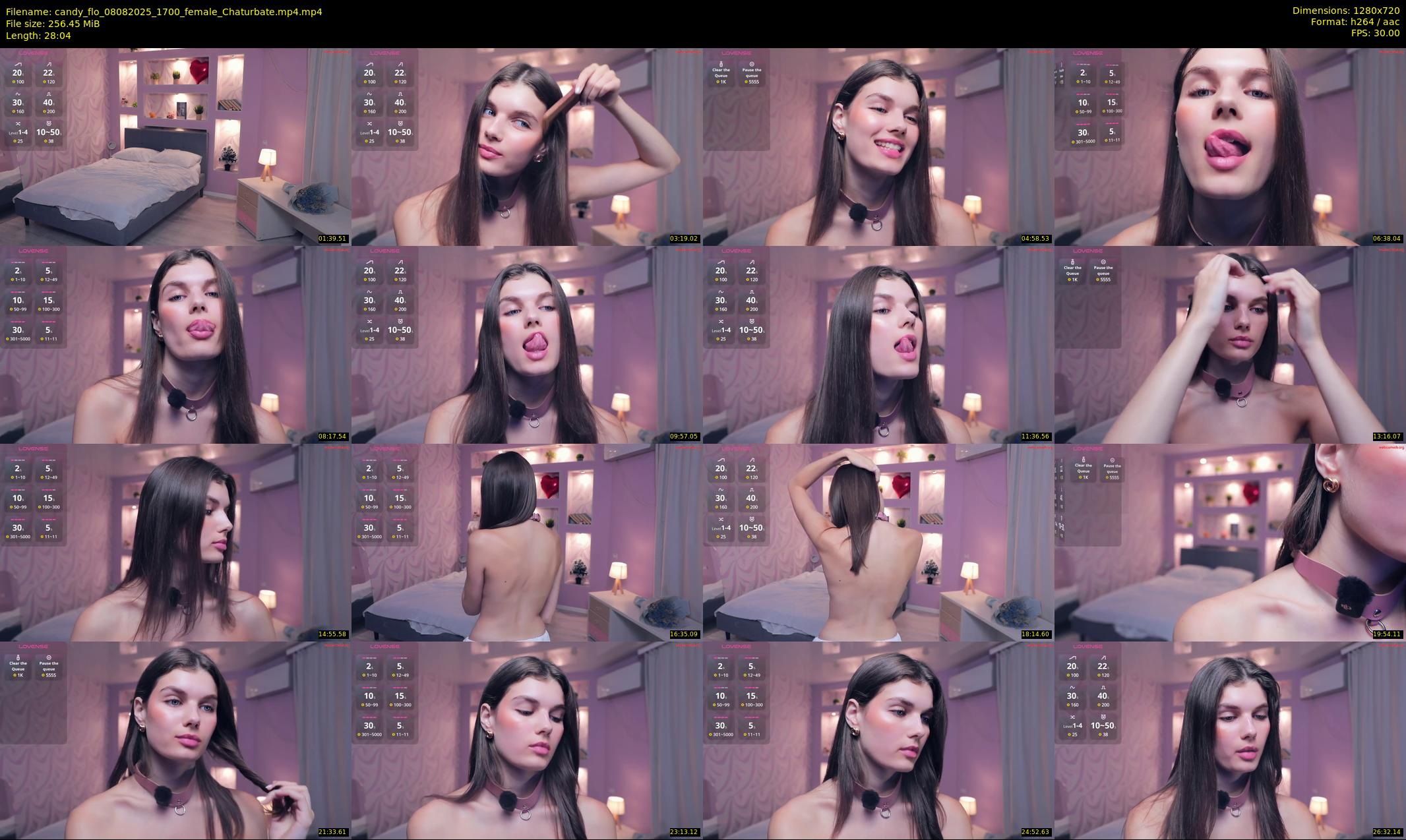 candy_flo — 29 minute Chaturbate female cam show recording, 720p, Aug 8, 2025