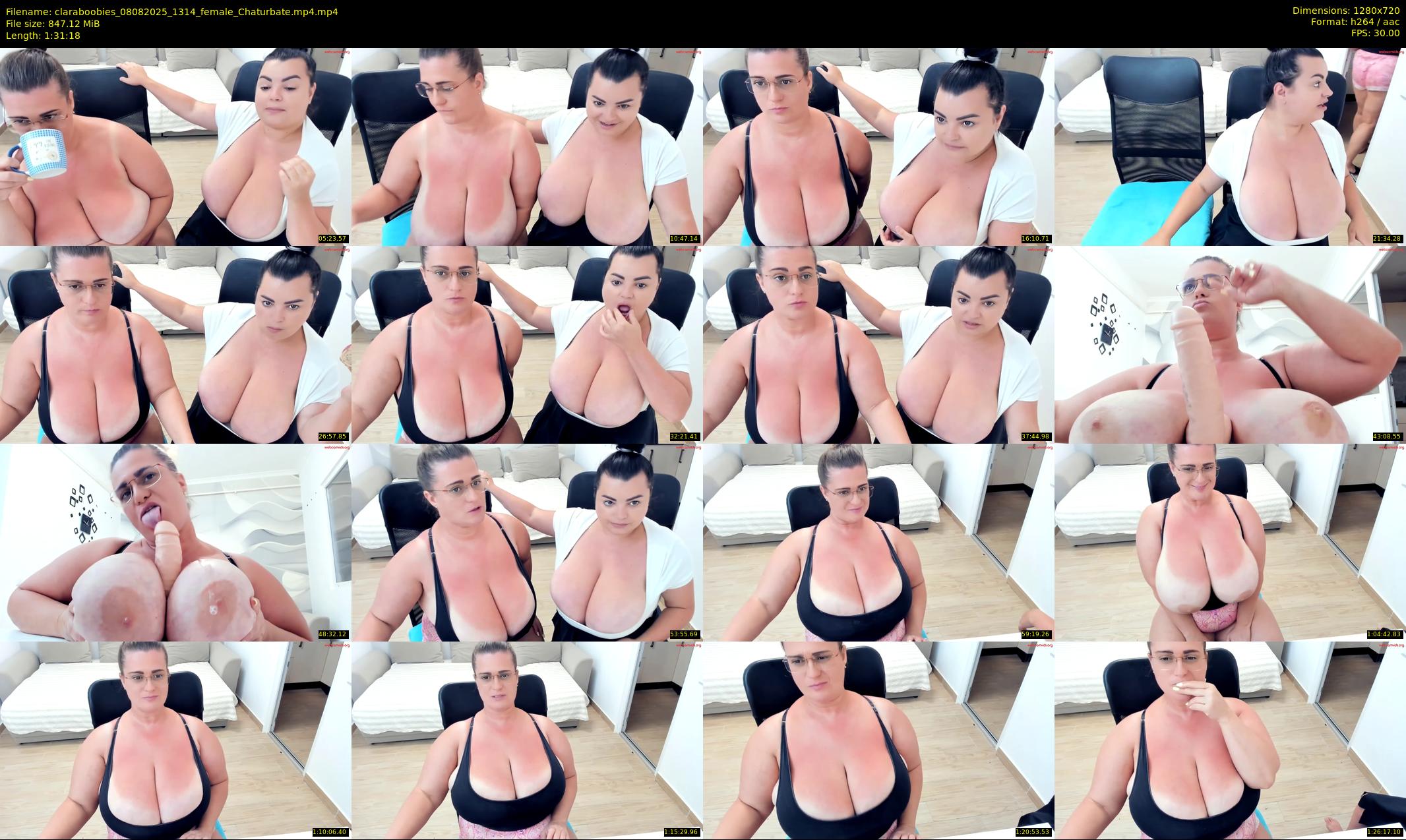 claraboobies — 92 minute Chaturbate female cam show recording, 720p, Aug 8, 2025
