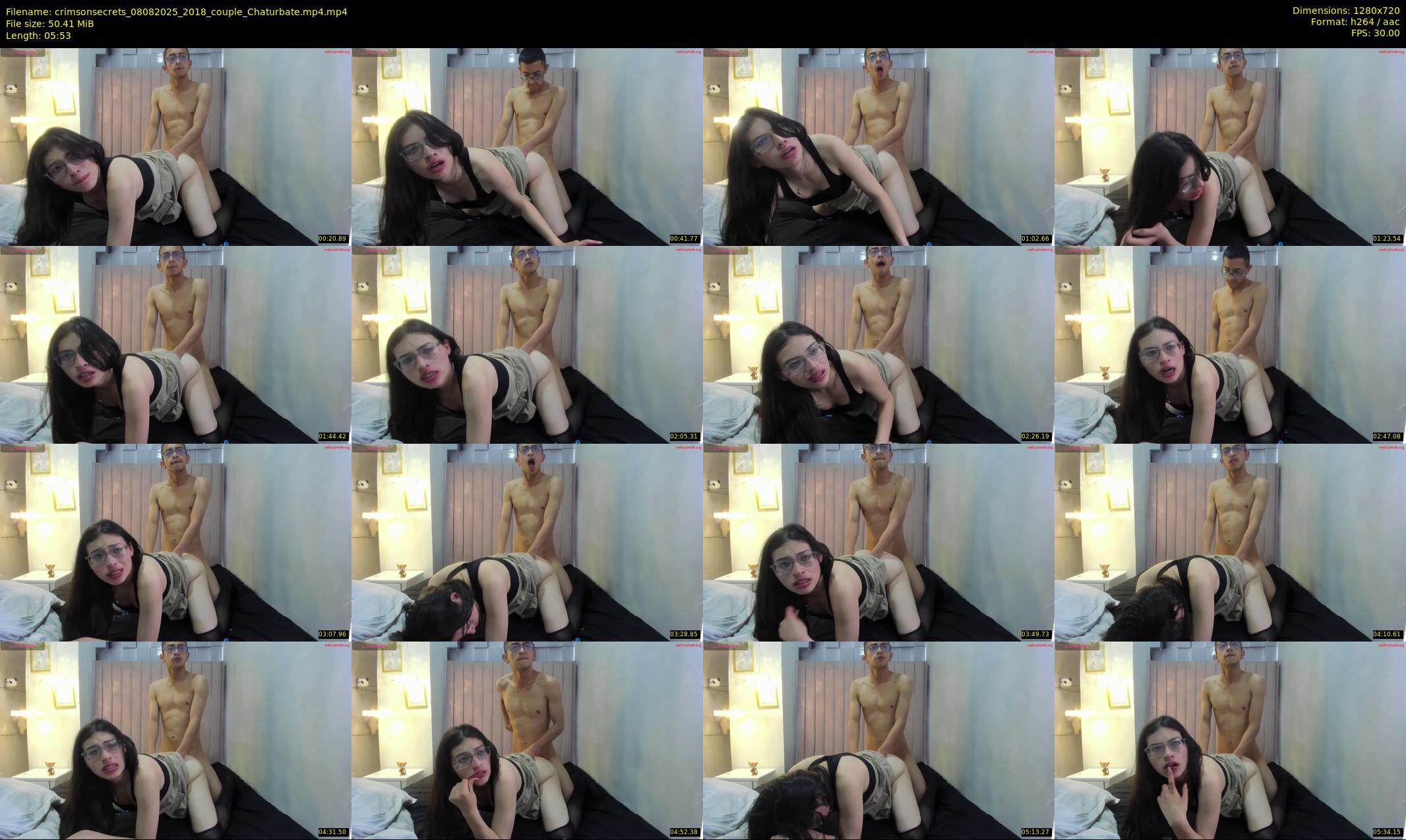 crimsonsecrets — 6 minute Chaturbate couple cam show recording, 720p, Aug 8, 2025