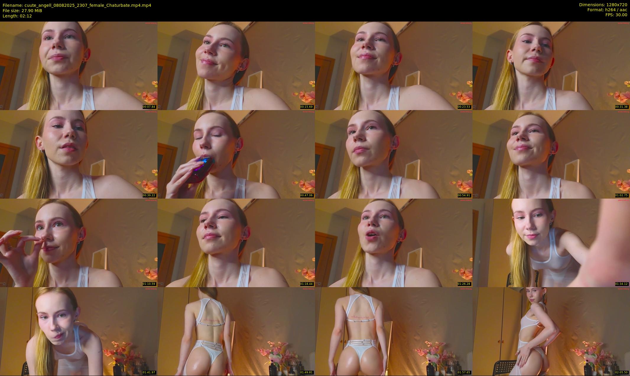 cuute_angell — 3 minute Chaturbate female cam show recording, 720p, Aug 8, 2025