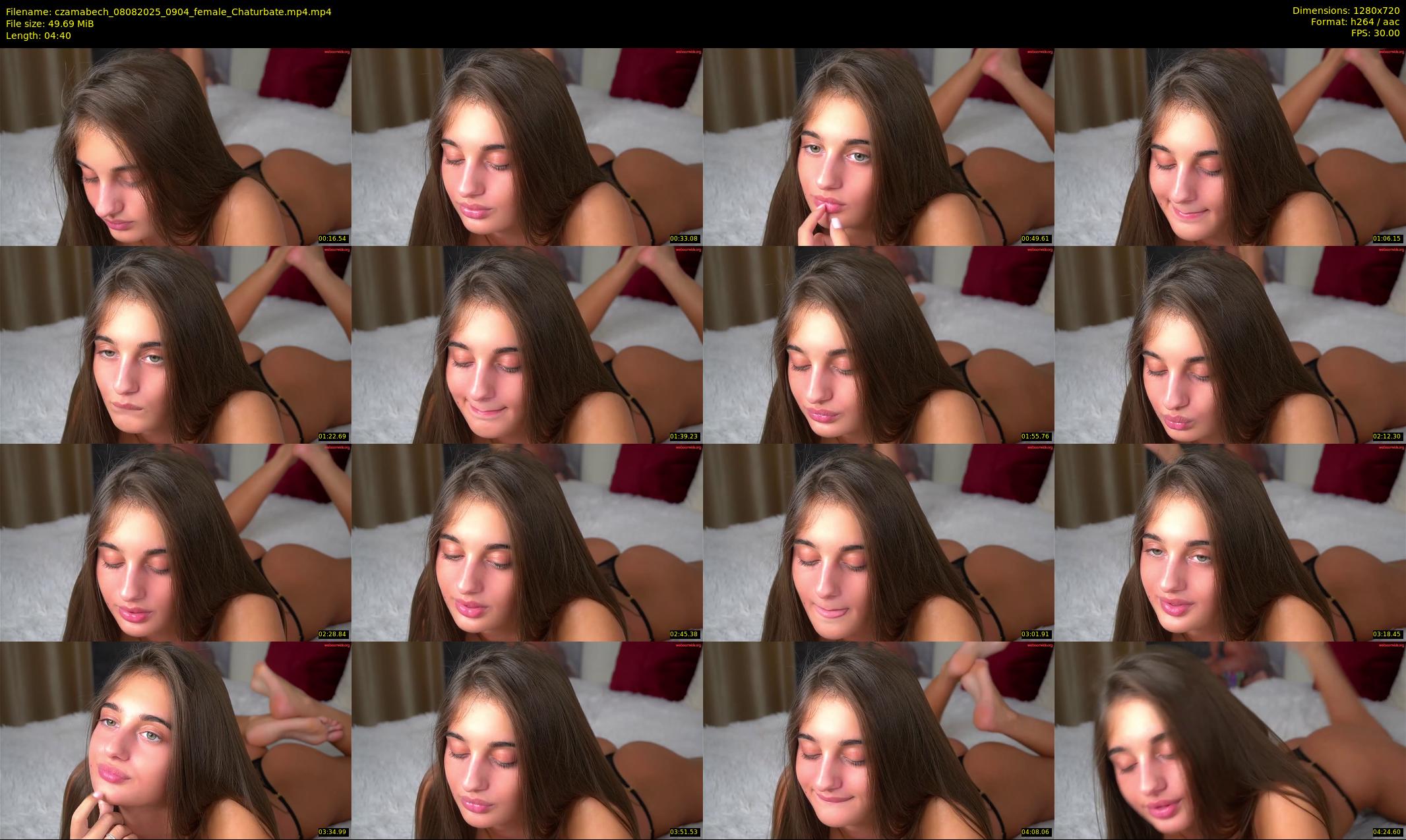 czamabech — 5 minute Chaturbate female cam show recording, 720p, Aug 8, 2025