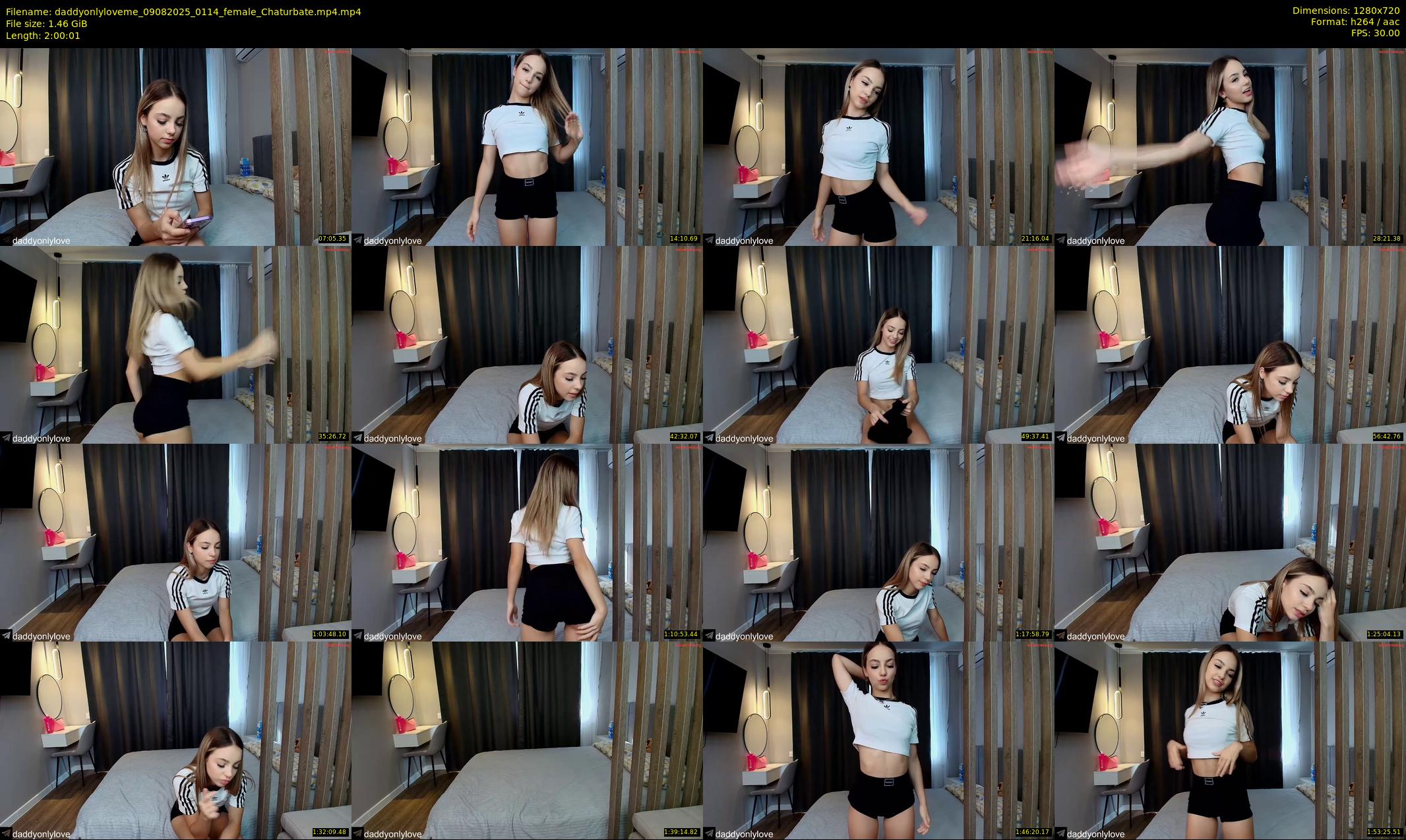 daddyonlyloveme — 121 minute Chaturbate female cam show recording, 720p, Aug 9, 2025