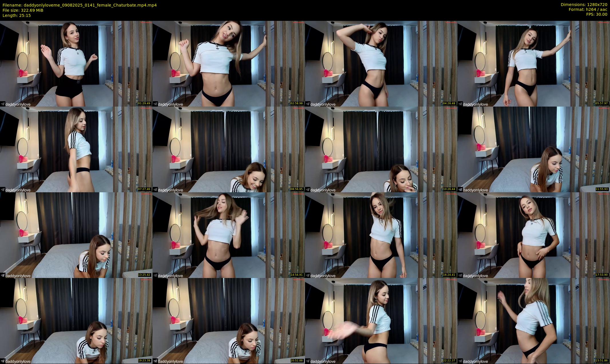 daddyonlyloveme — 26 minute Chaturbate female cam show recording, 720p, Aug 9, 2025