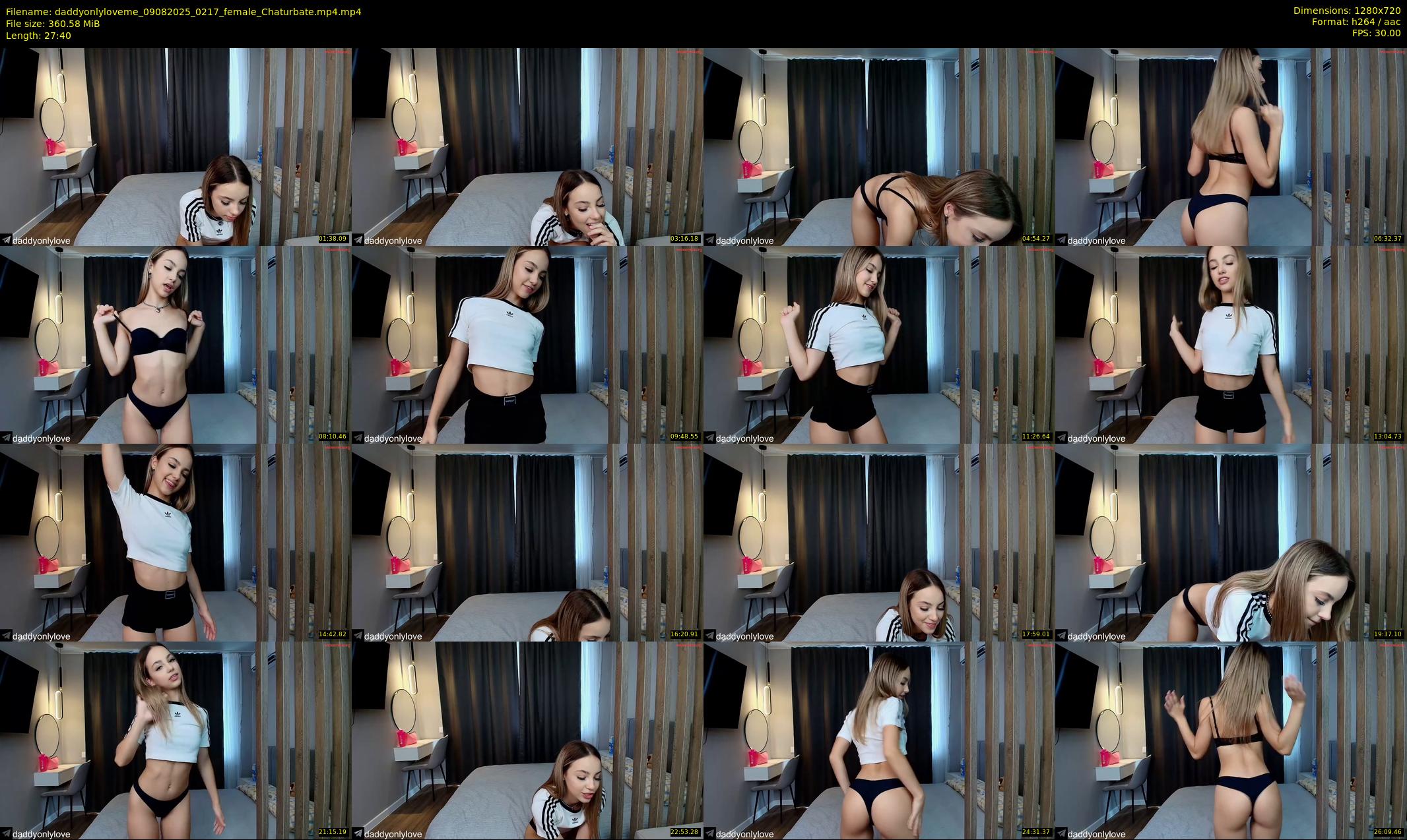 daddyonlyloveme — 28 minute Chaturbate female cam show recording, 720p, Aug 9, 2025
