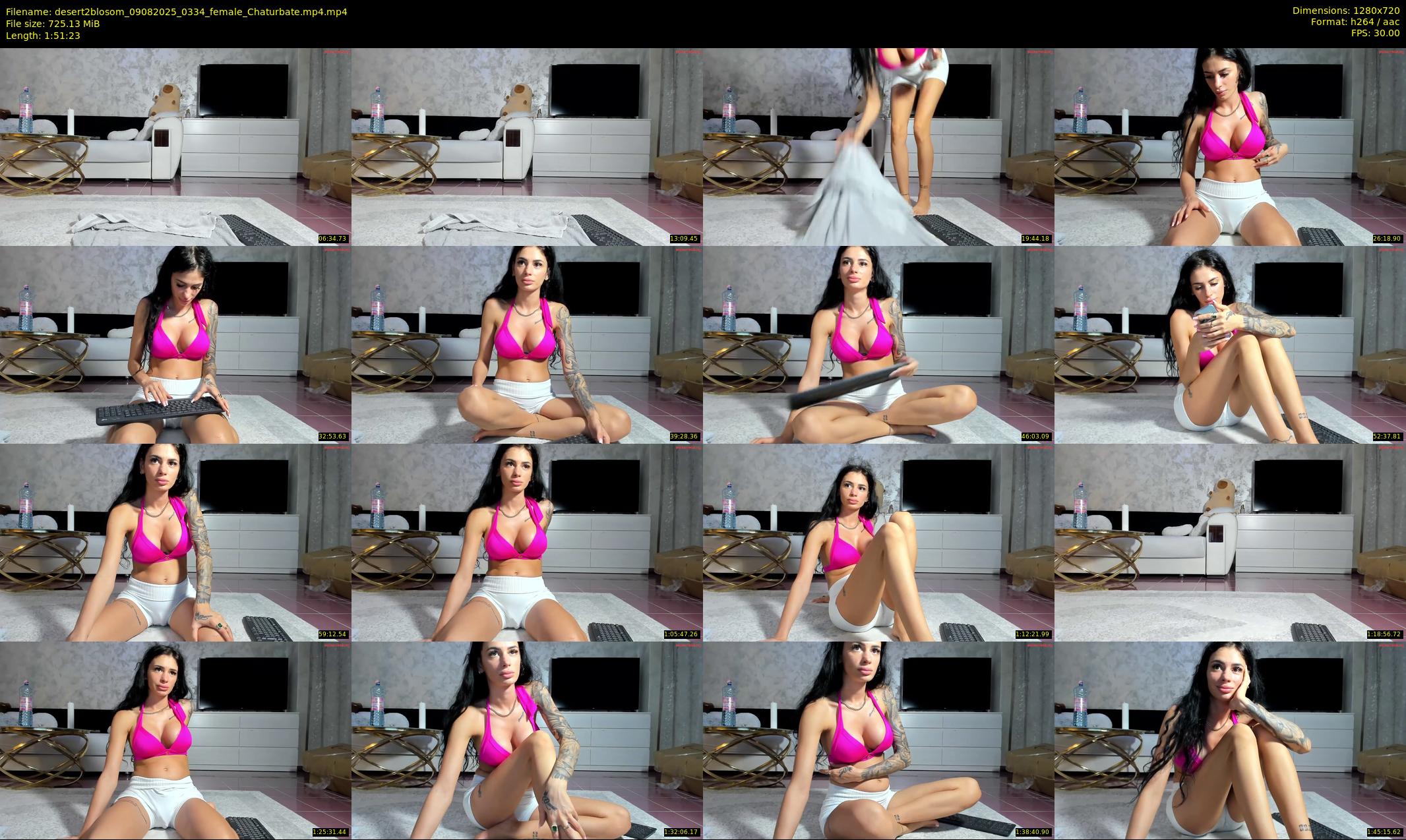 desert2blosom — 112 minute Chaturbate female cam show recording, 720p, Aug 9, 2025