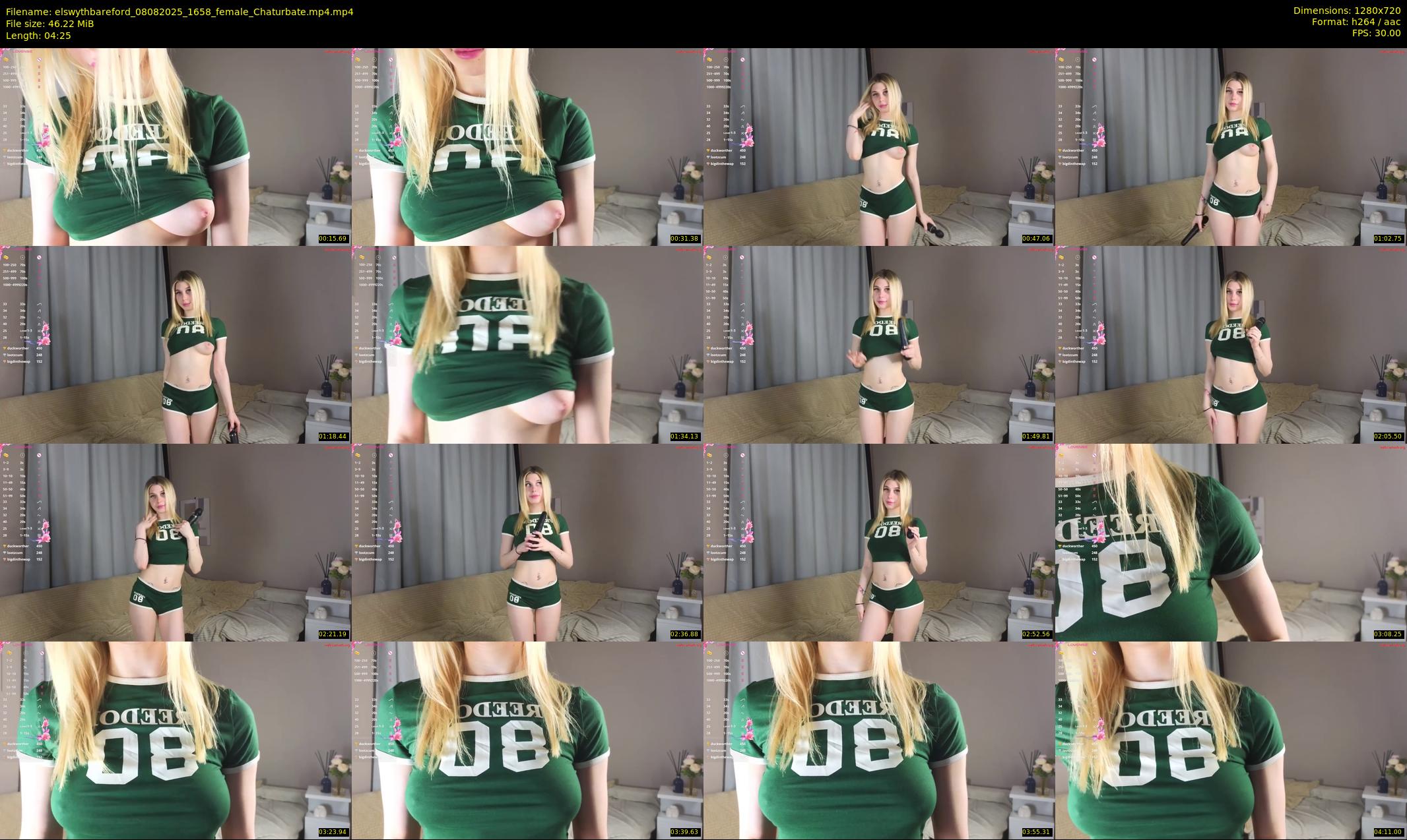elswythbareford — 5 minute Chaturbate female cam show recording, 720p, Aug 8, 2025