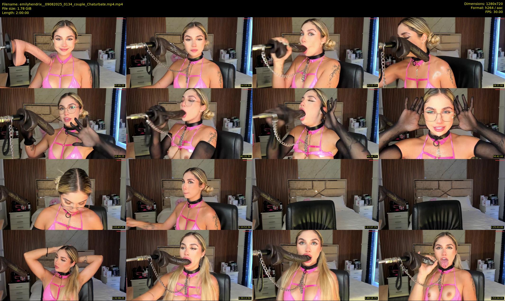 emilyhendrix_ — 120 minute Chaturbate couple cam show recording, 720p, Aug 9, 2025