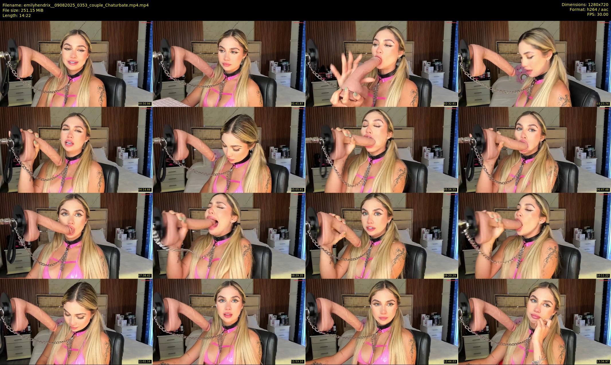 emilyhendrix_ — 15 minute Chaturbate couple cam show recording, 720p, Aug 9, 2025