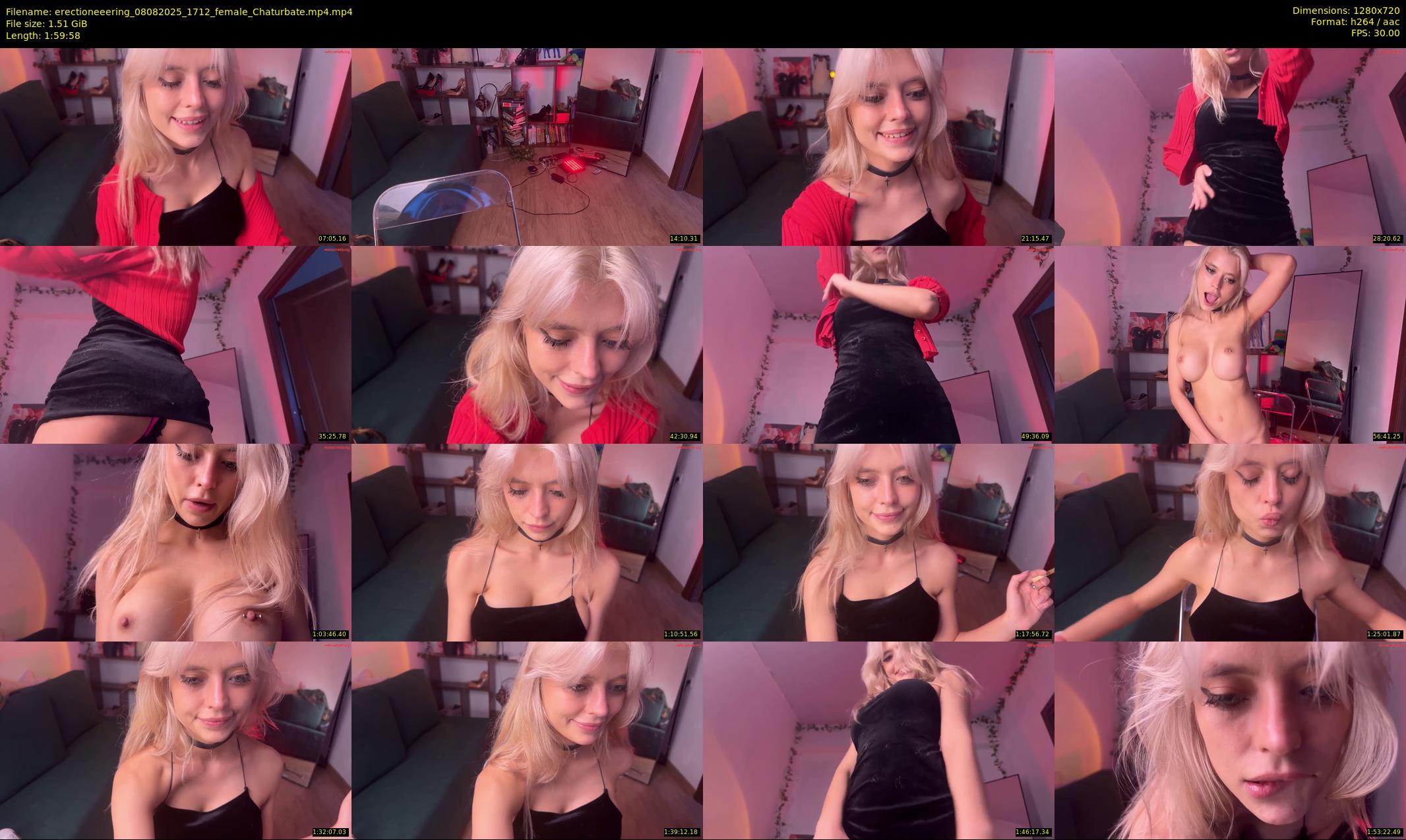erectioneeering — 120 minute Chaturbate female cam show recording, 720p, Aug 8, 2025