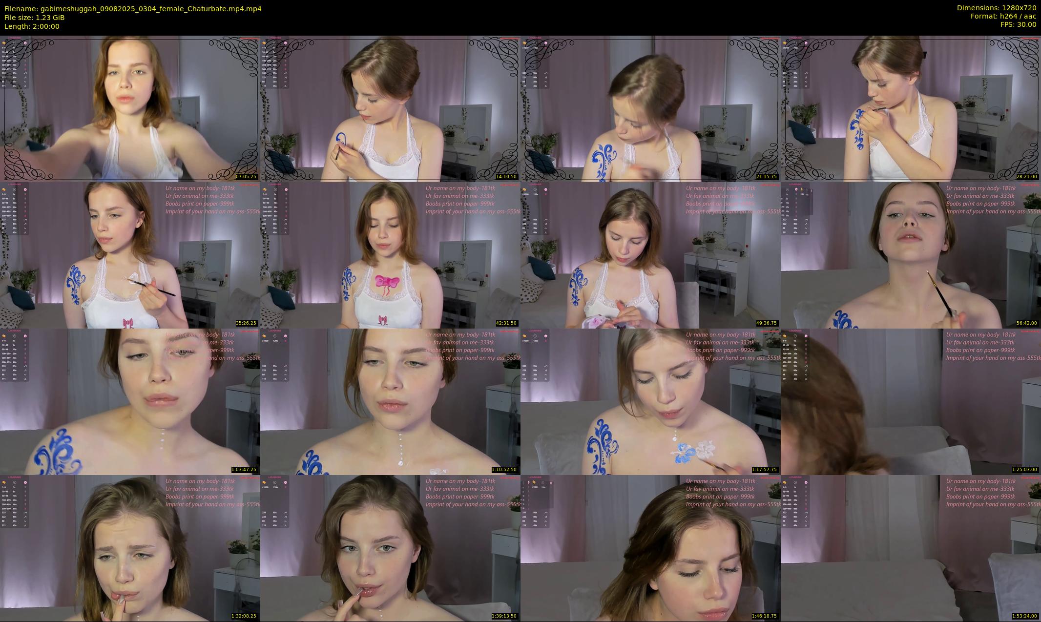 gabimeshuggah — 120 minute Chaturbate female cam show recording, 720p, Aug 9, 2025