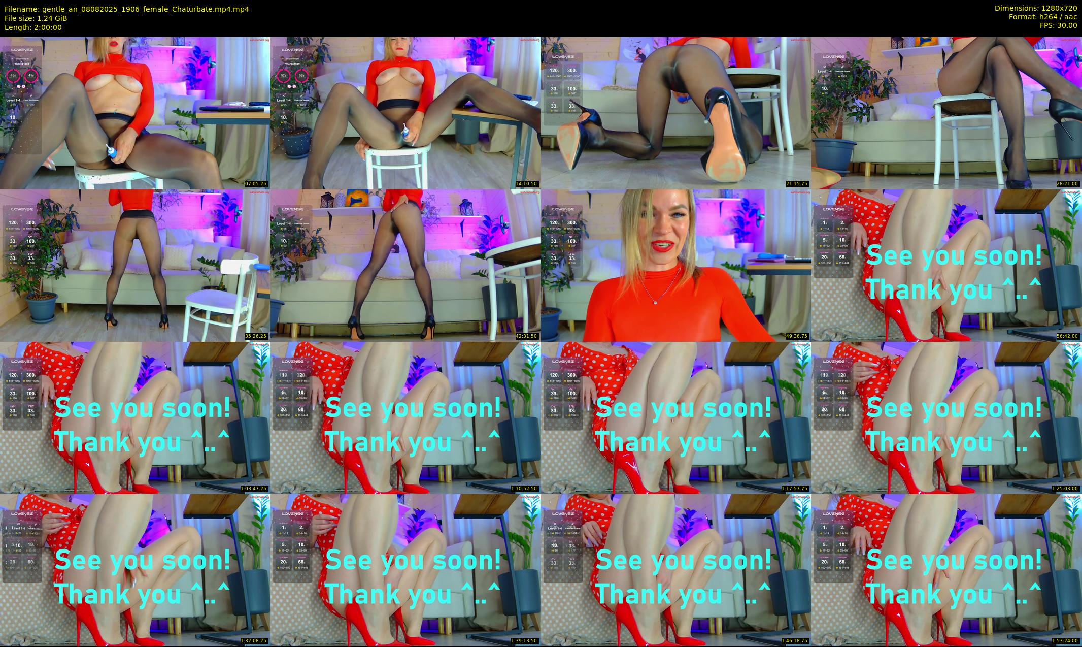 gentle_an — 120 minute Chaturbate female cam show recording, 720p, Aug 8, 2025