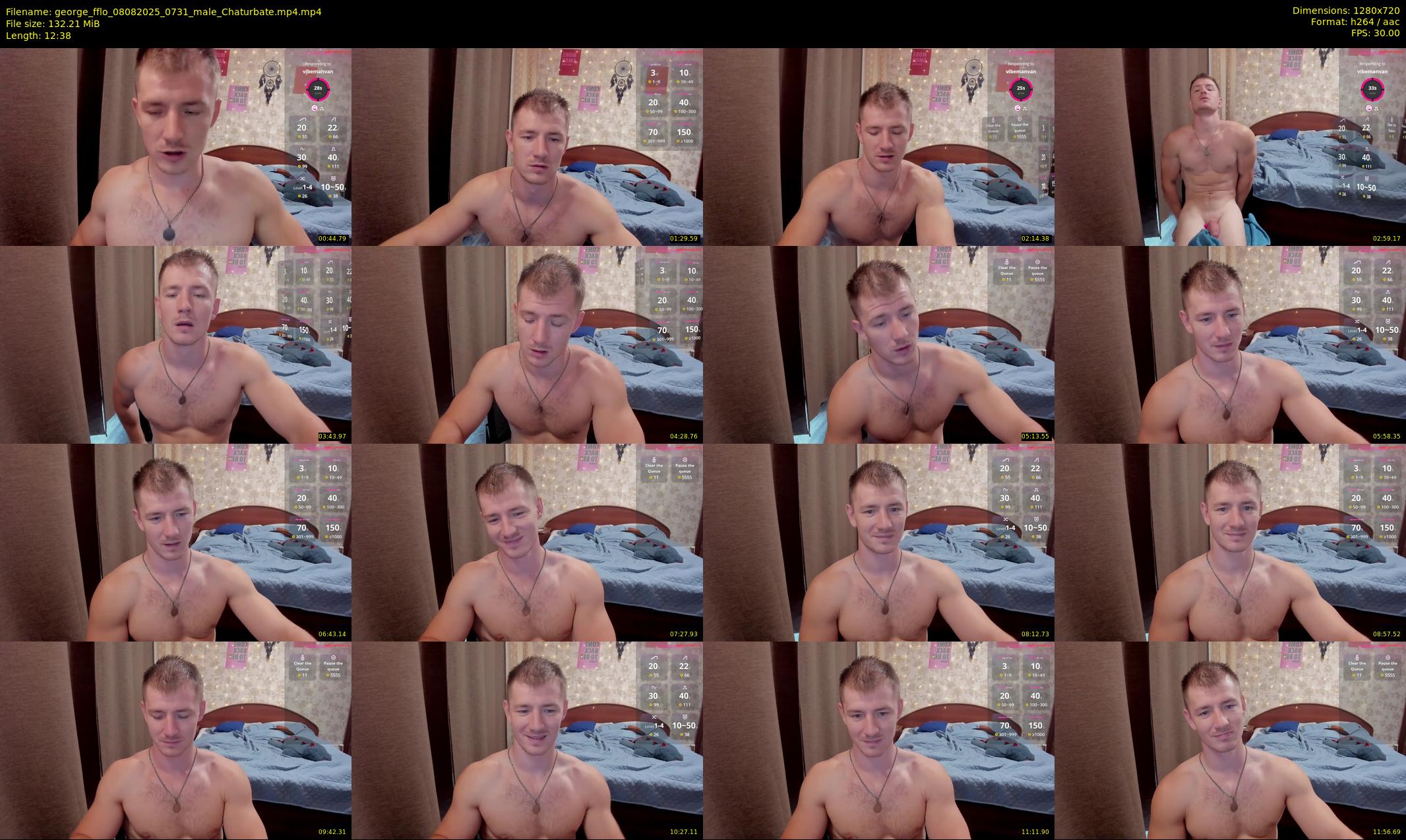 george_fflo — 13 minute Chaturbate male cam show recording, 720p, Aug 8, 2025