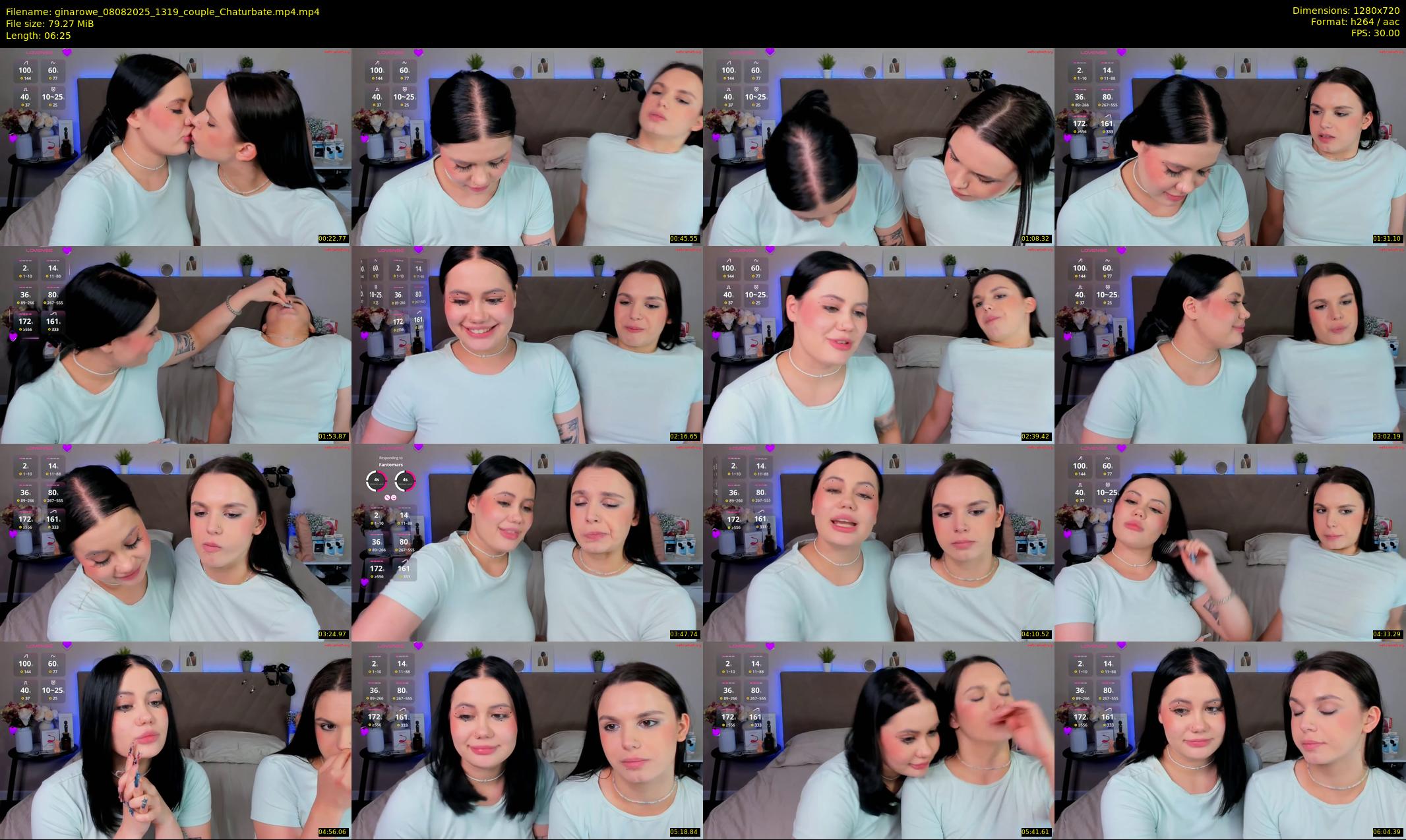 ginarowe — 7 minute Chaturbate couple cam show recording, 720p, Aug 8, 2025