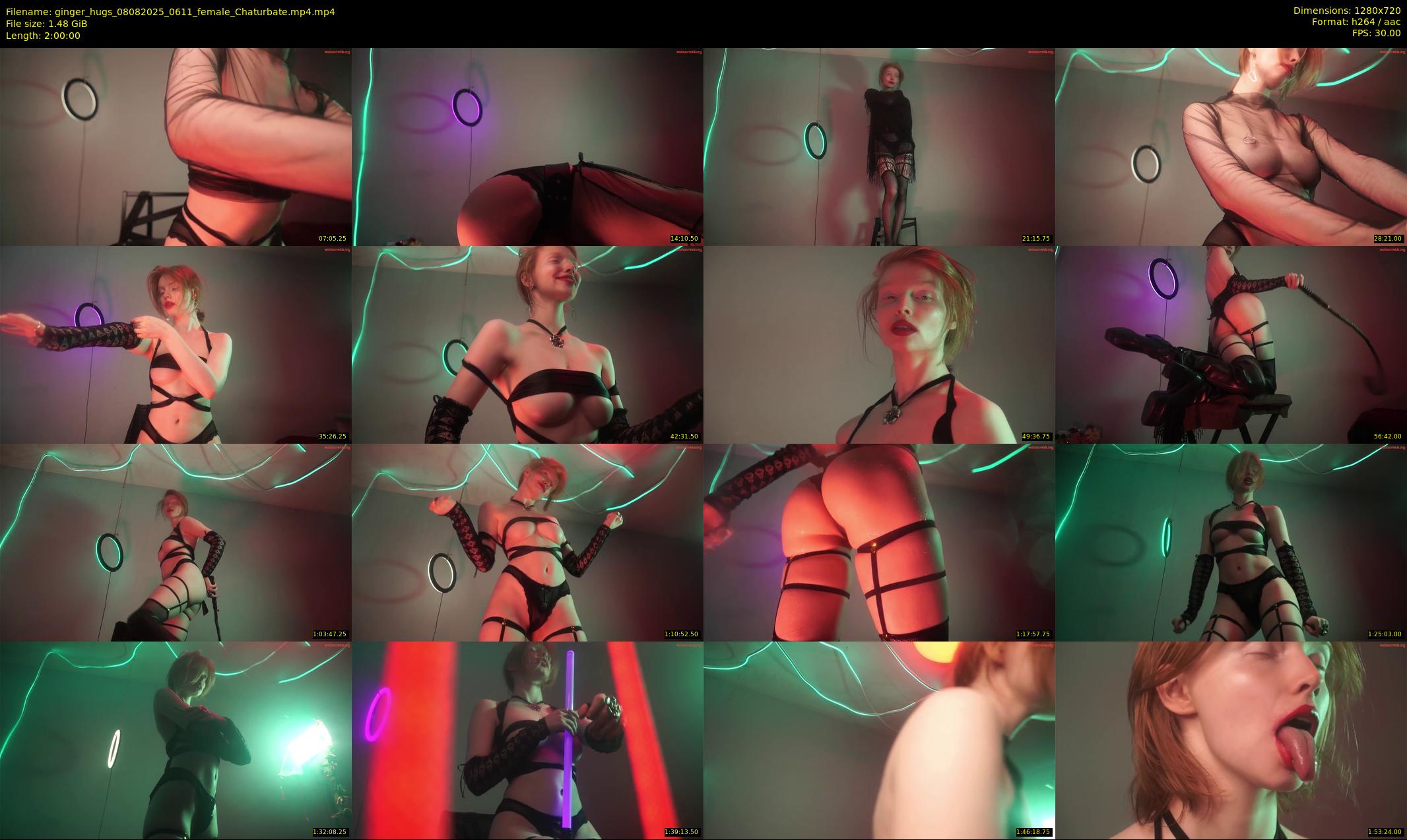 ginger_hugs — 120 minute Chaturbate female cam show recording, 720p, Aug 8, 2025