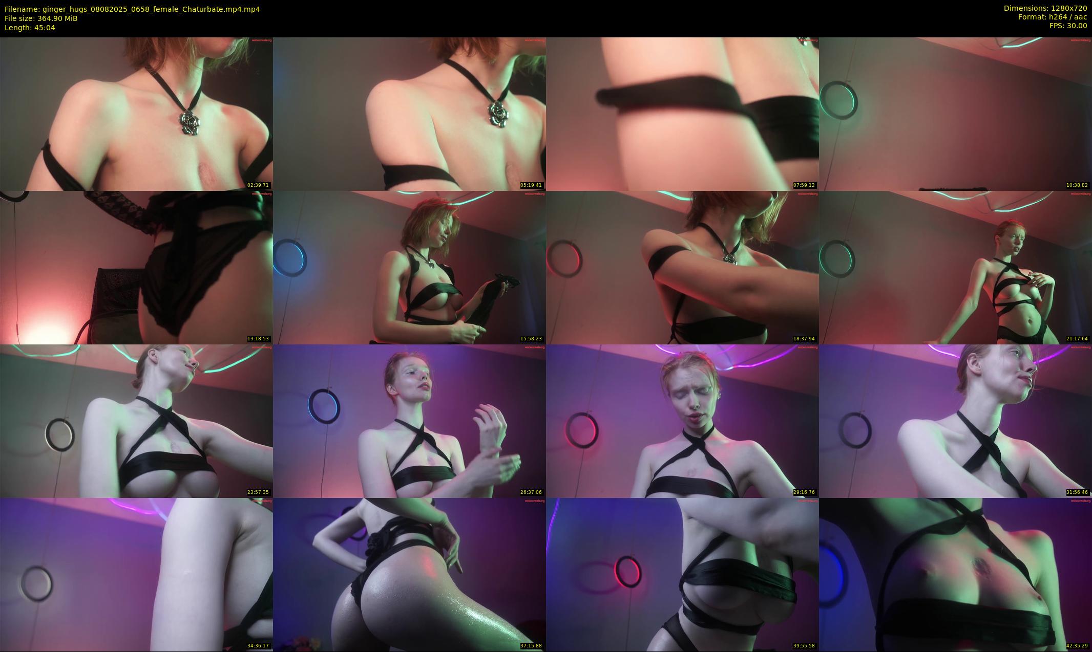 ginger_hugs — 46 minute Chaturbate female cam show recording, 720p, Aug 8, 2025