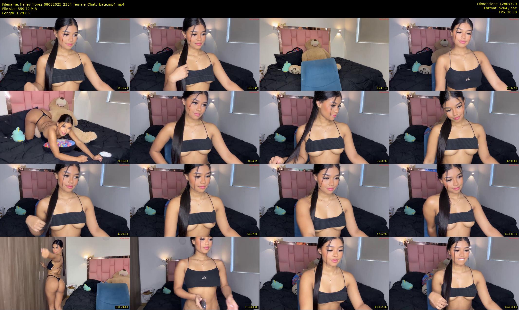hailey_florez — 90 minute Chaturbate female cam show recording, 720p, Aug 8, 2025