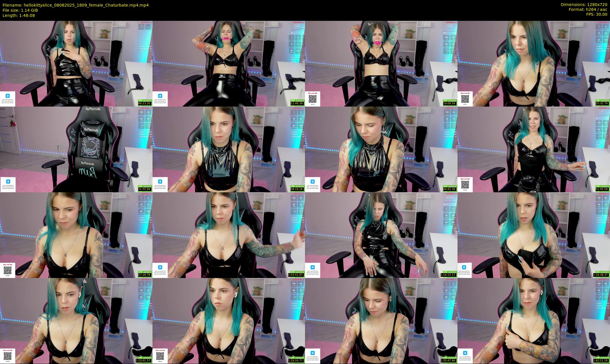 hellokittyalice — 109 minute Chaturbate female cam show recording, 720p, Aug 8, 2025