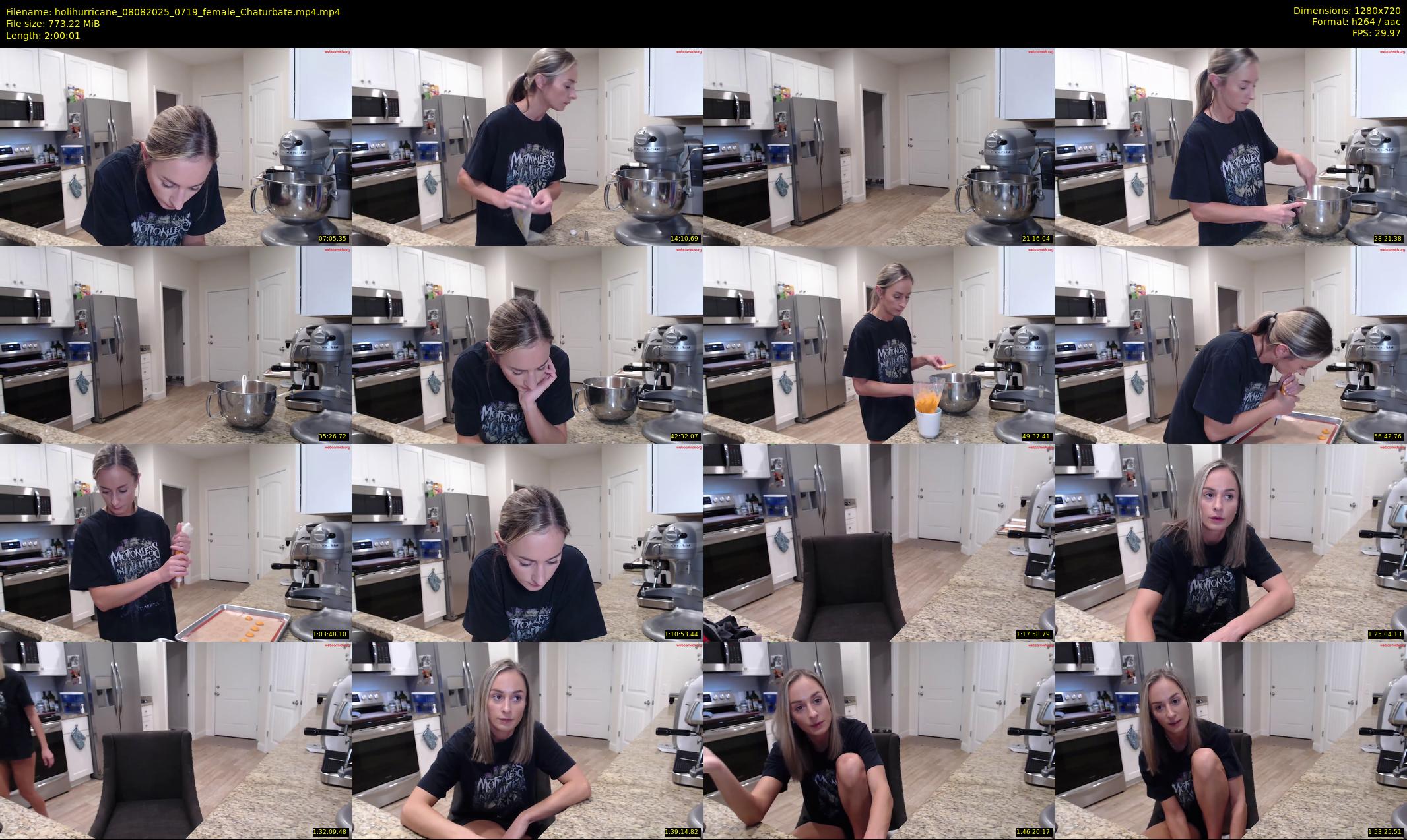 holihurricane — 121 minute Chaturbate female cam show recording, 720p, Aug 8, 2025
