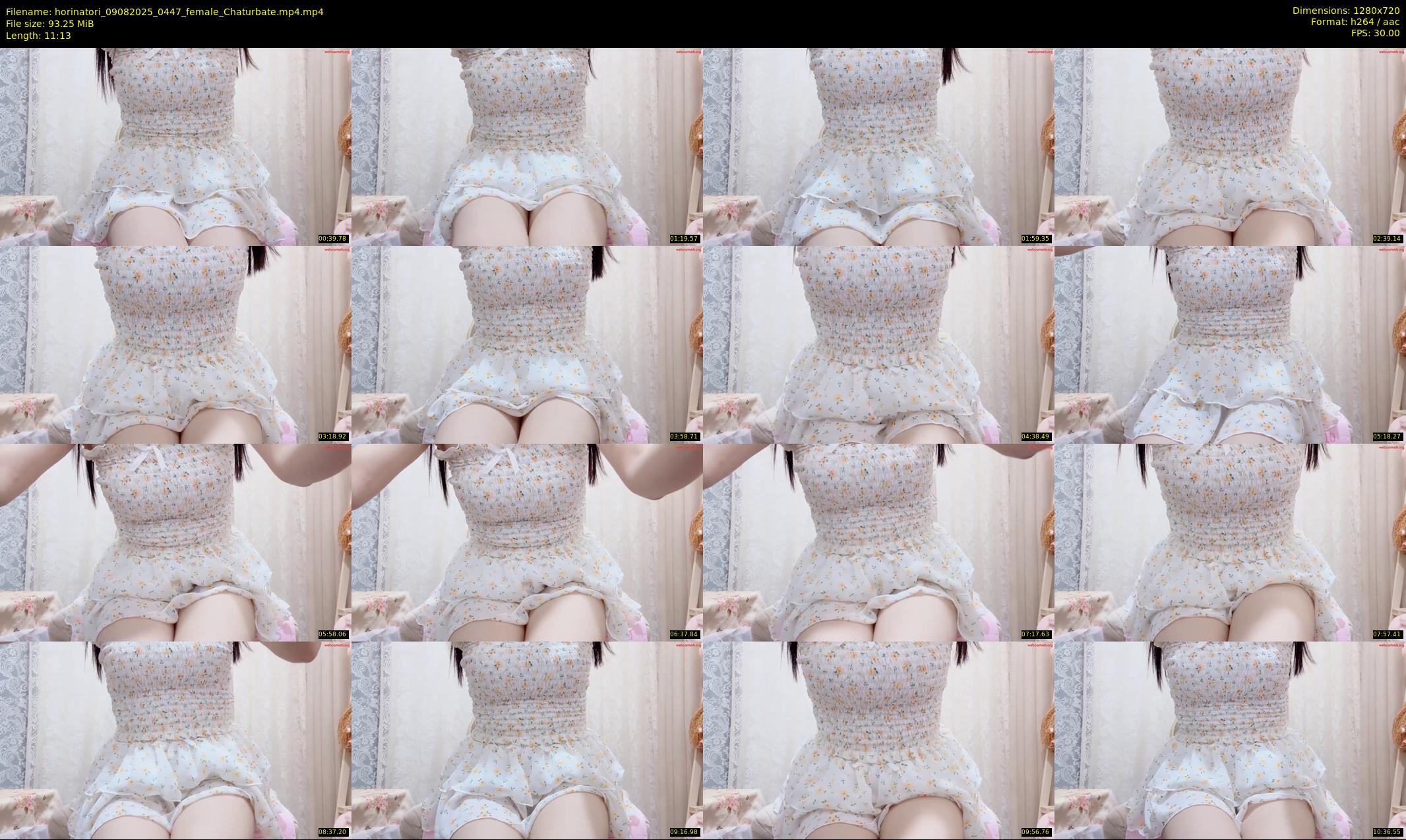 horinatori — 12 minute Chaturbate female cam show recording, 720p, Aug 9, 2025