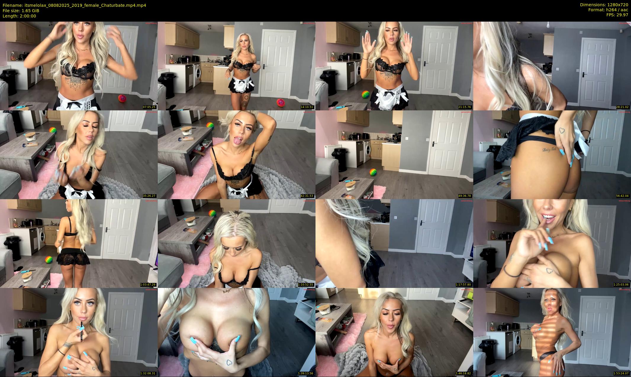 itsmelolax — 120 minute Chaturbate female cam show recording, 720p, Aug 8, 2025