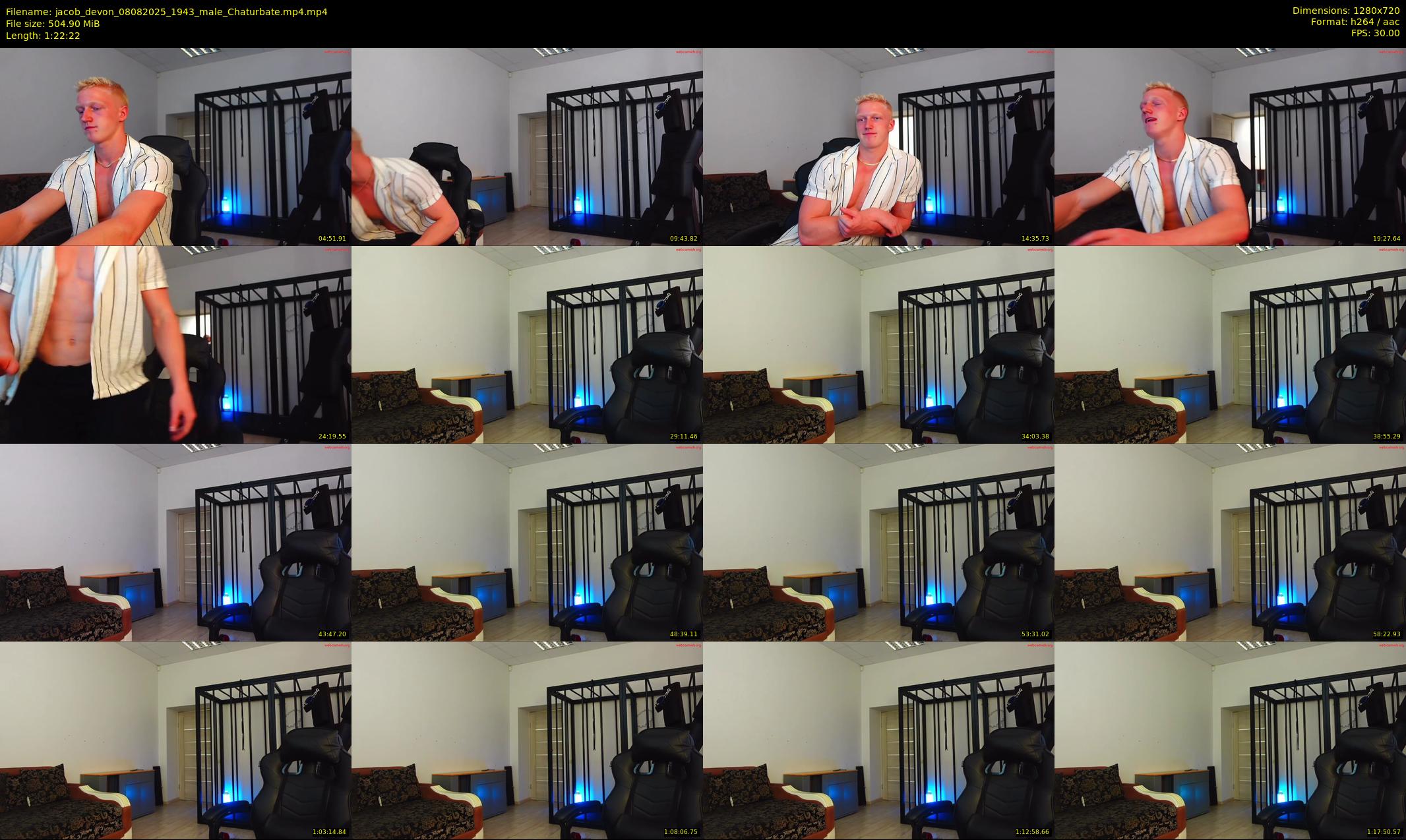 jacob_devon — 83 minute Chaturbate male cam show recording, 720p, Aug 8, 2025
