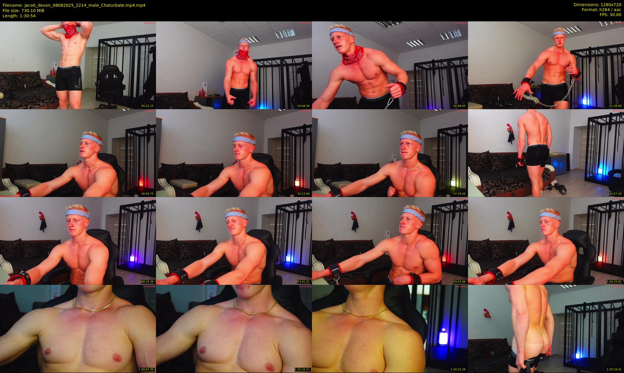 jacob_devon — 91 minute Chaturbate male cam show recording, 720p, Aug 8, 2025