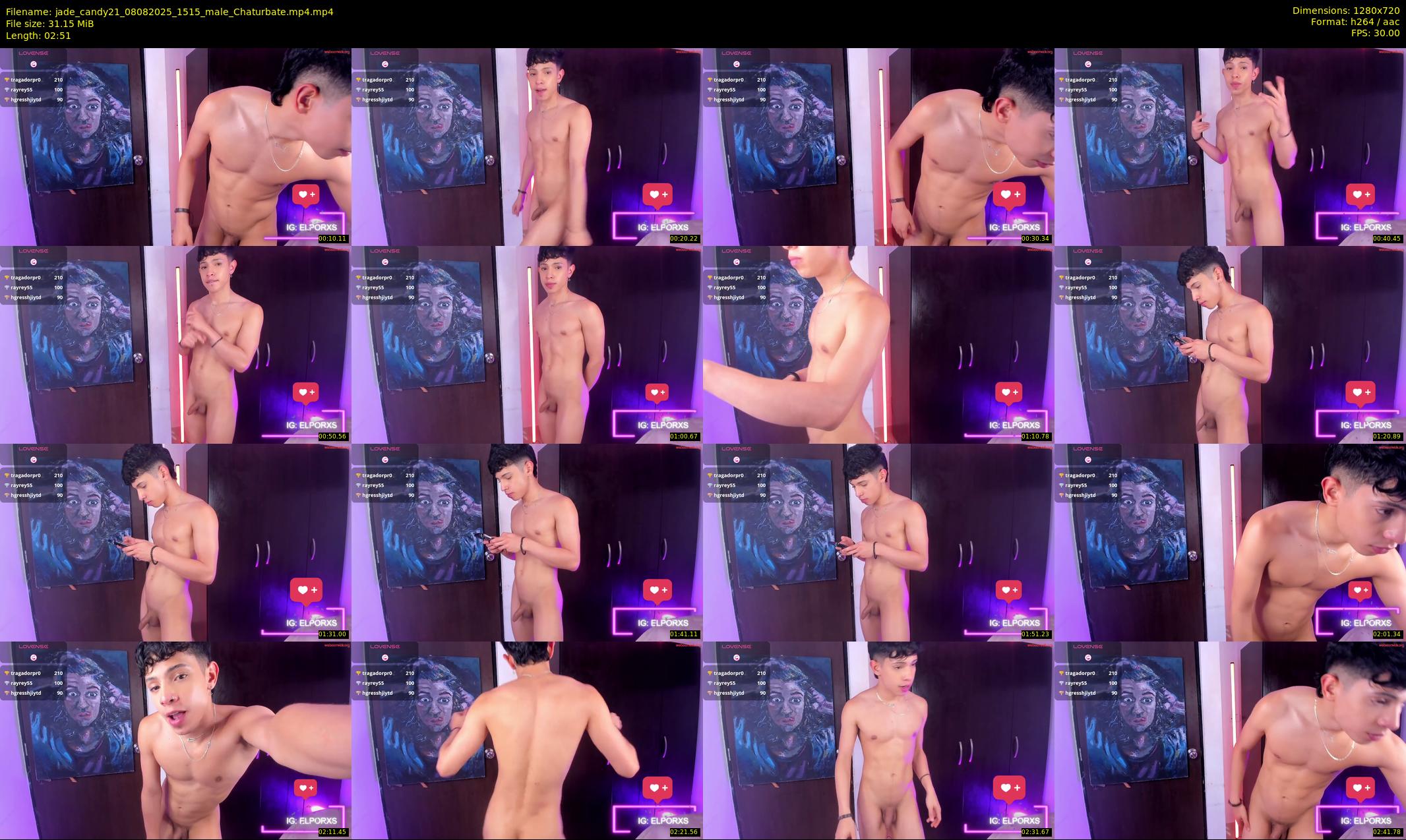 jade_candy21 — 3 minute Chaturbate male cam show recording, 720p, Aug 8, 2025