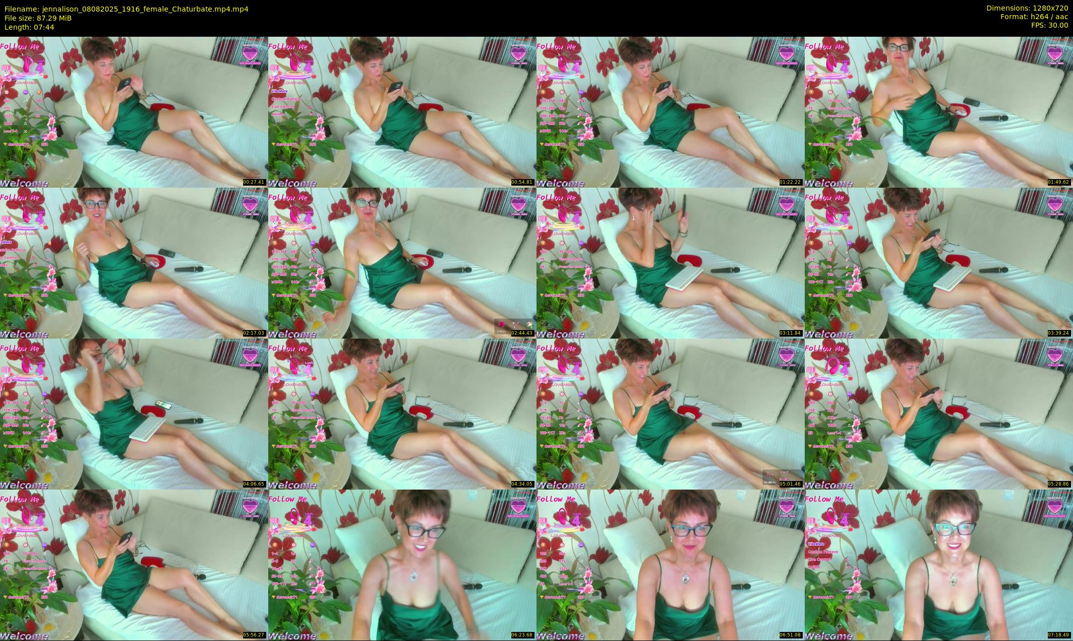 jennalison — 8 minute Chaturbate female cam show recording, 720p, Aug 8, 2025