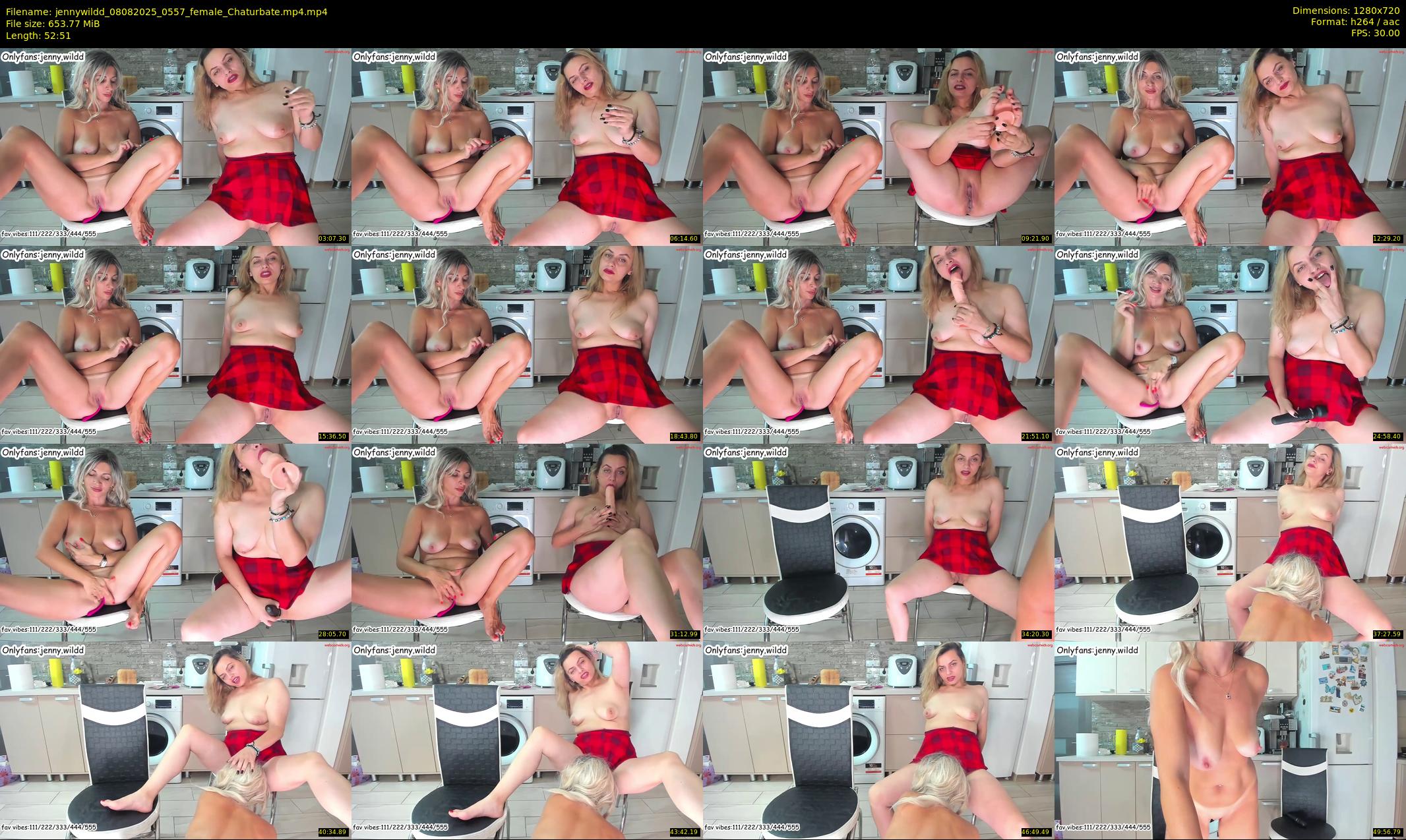 jennywildd — 53 minute Chaturbate female cam show recording, 720p, Aug 8, 2025